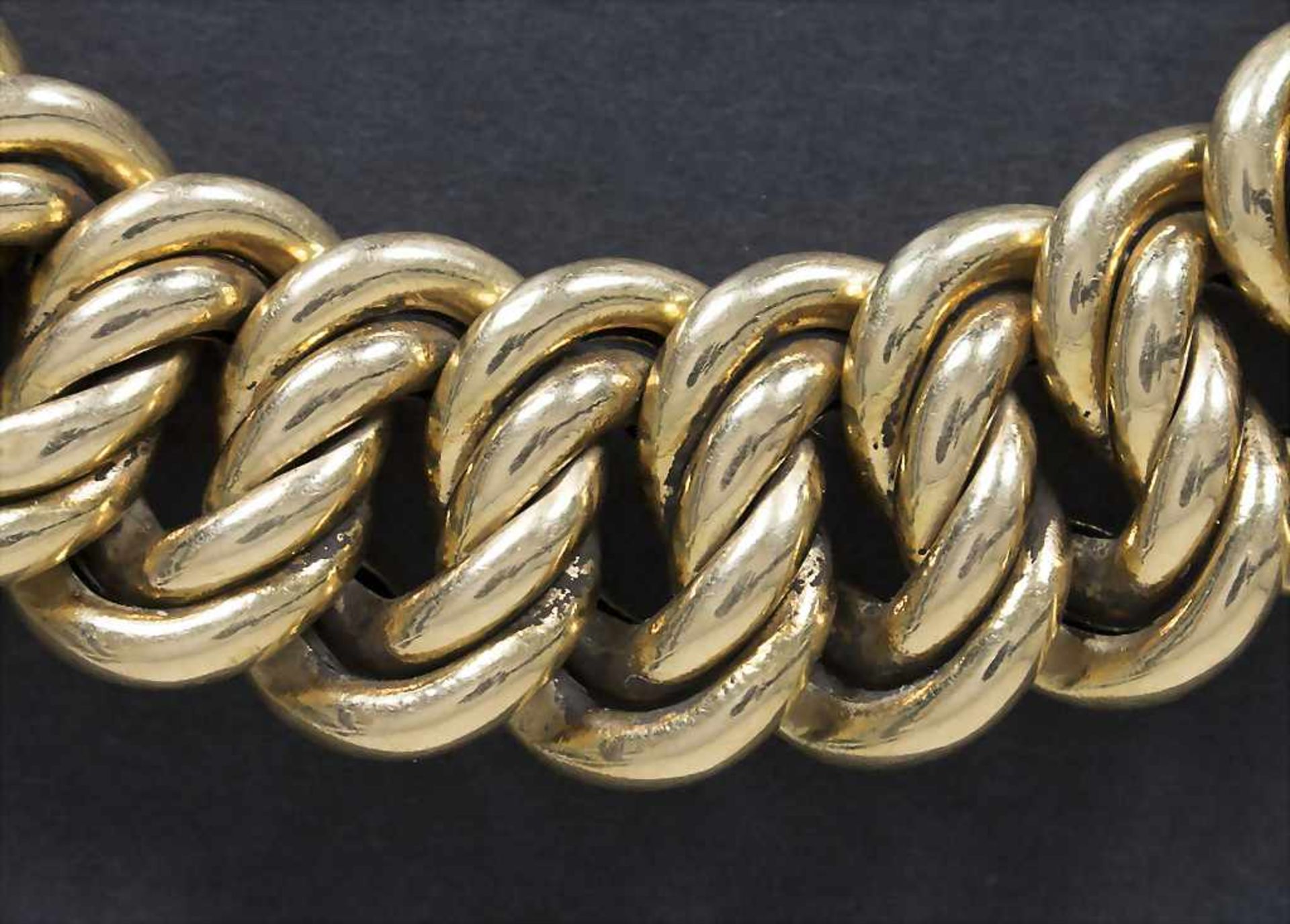 Damenarmband / A ladies bracelet, Paris, um 1950Material: Gelbgold GG 750/000 18 Kt, gepunzt, - Bild 3 aus 3