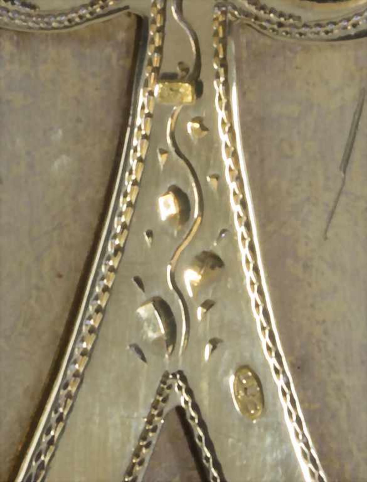 Art Déco Silberbörse an Kette / Silber Täschchen / An Art Deco silver purse, um 1920Material: - Image 4 of 4