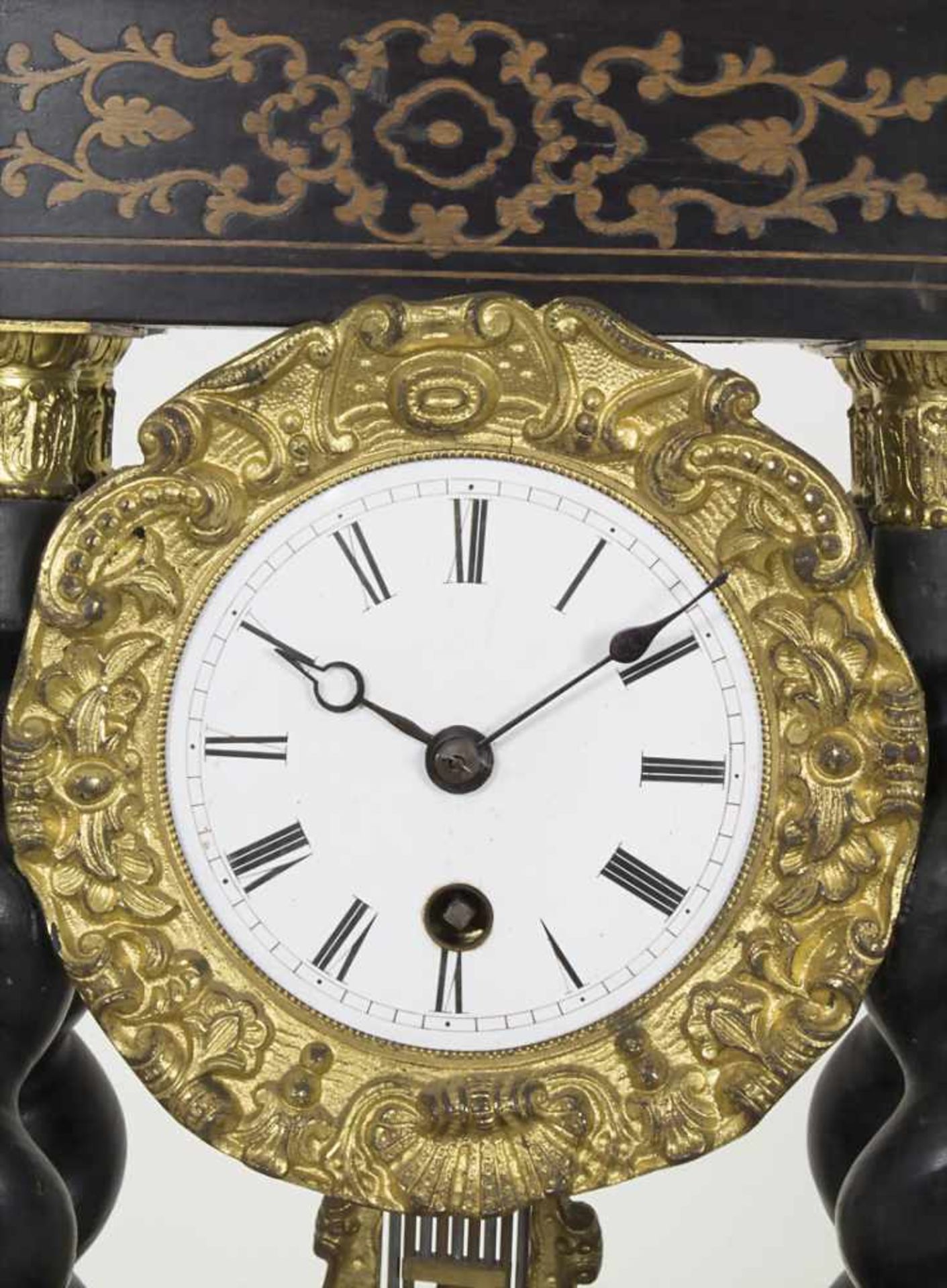 Louis-Philippe Pendule, Frankreich um 1900Gehäuse: Bronze vergoldet,Uhrwerk: Gehwerk mit - Image 5 of 6