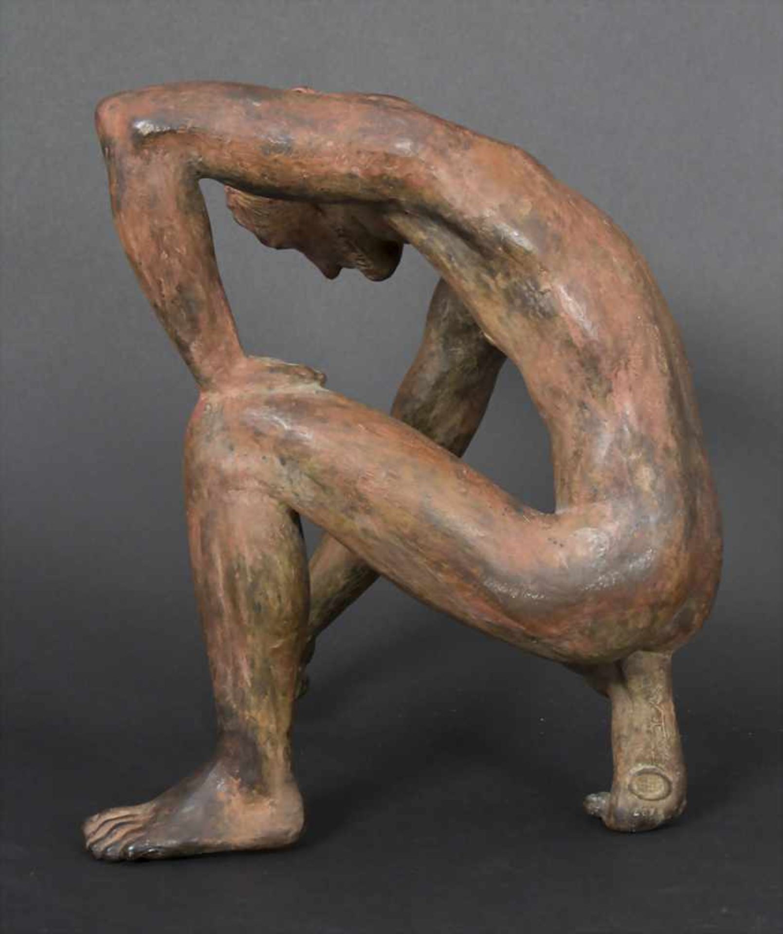 Karl Heinz Krause (*1924), Männlicher Akt 'Archimedes III' / A male nude 'Archimedes III'Technik: - Bild 4 aus 11