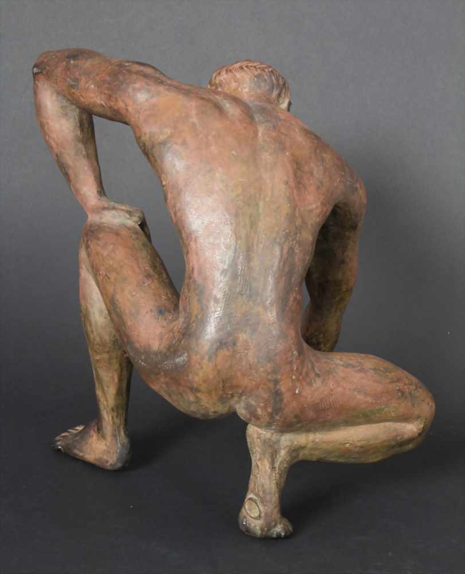 Karl Heinz Krause (*1924), Männlicher Akt 'Archimedes III' / A male nude 'Archimedes III'Technik: - Bild 6 aus 11