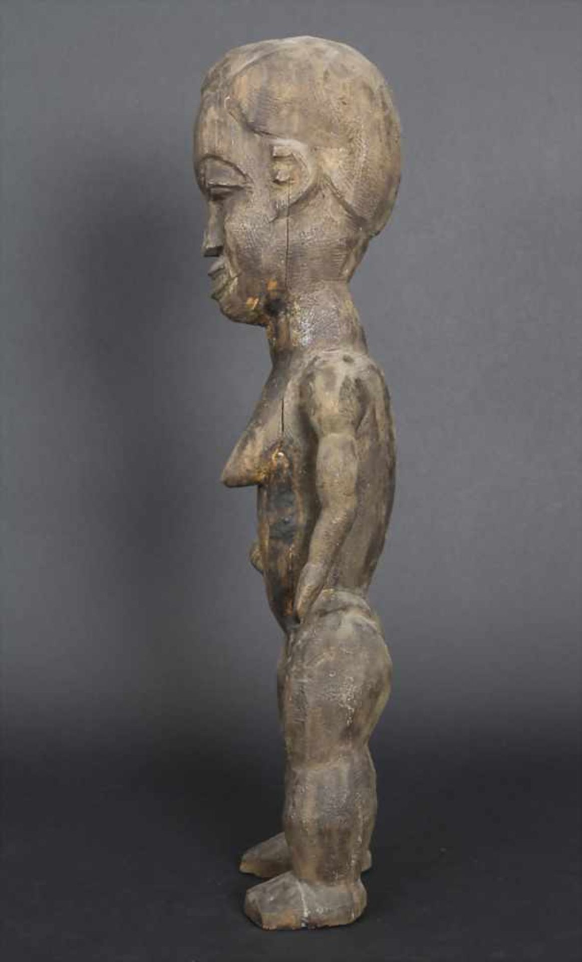 Weibliche Ahnenfigur / A female ancestor figure, Bamana, MaliMaterial: Holz, dunkelbraun - Image 3 of 7