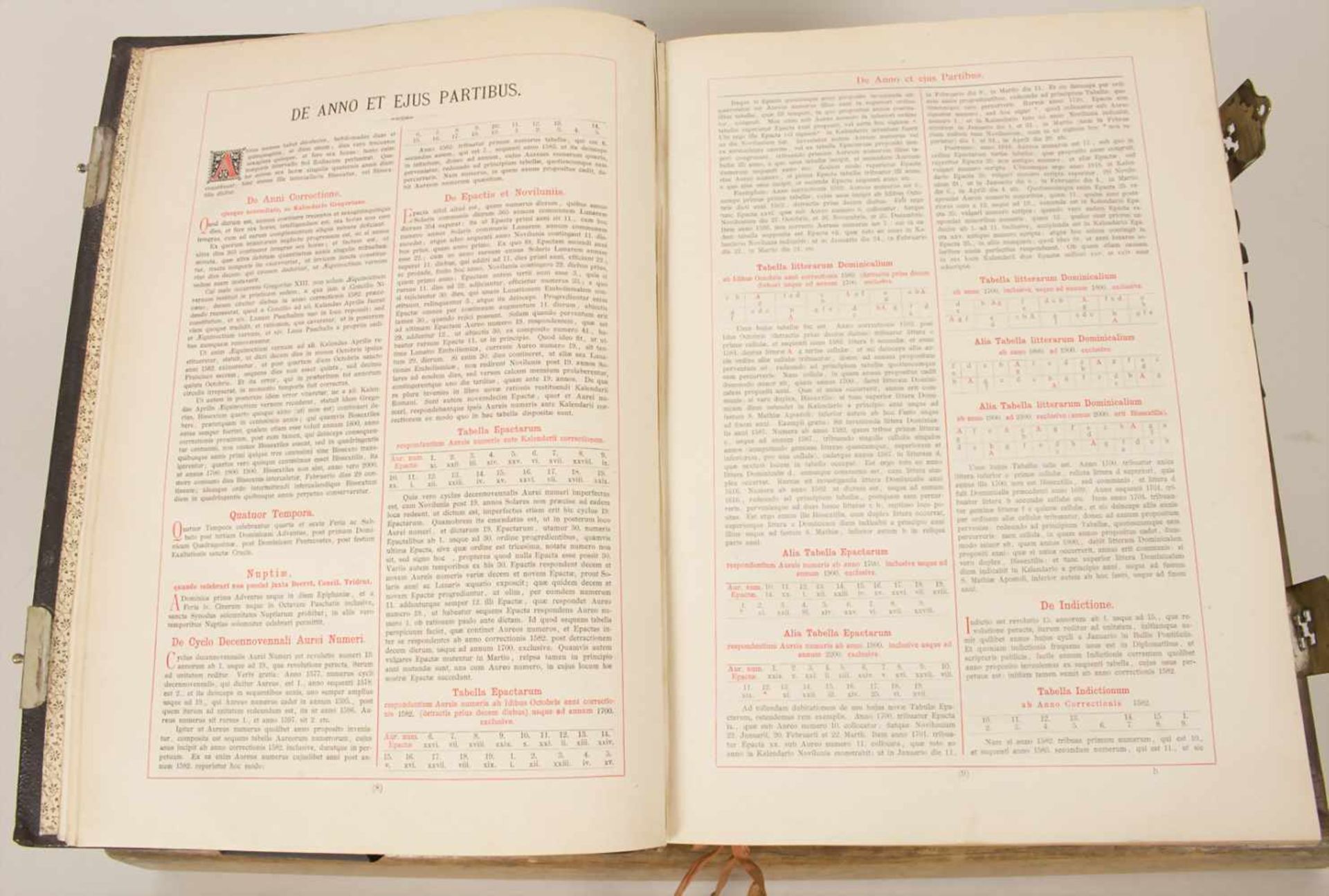 Missale Romanum, Vatikanstadt, 1884Titel: Missale Romanum ex decreto sacros. Concili - Image 9 of 15