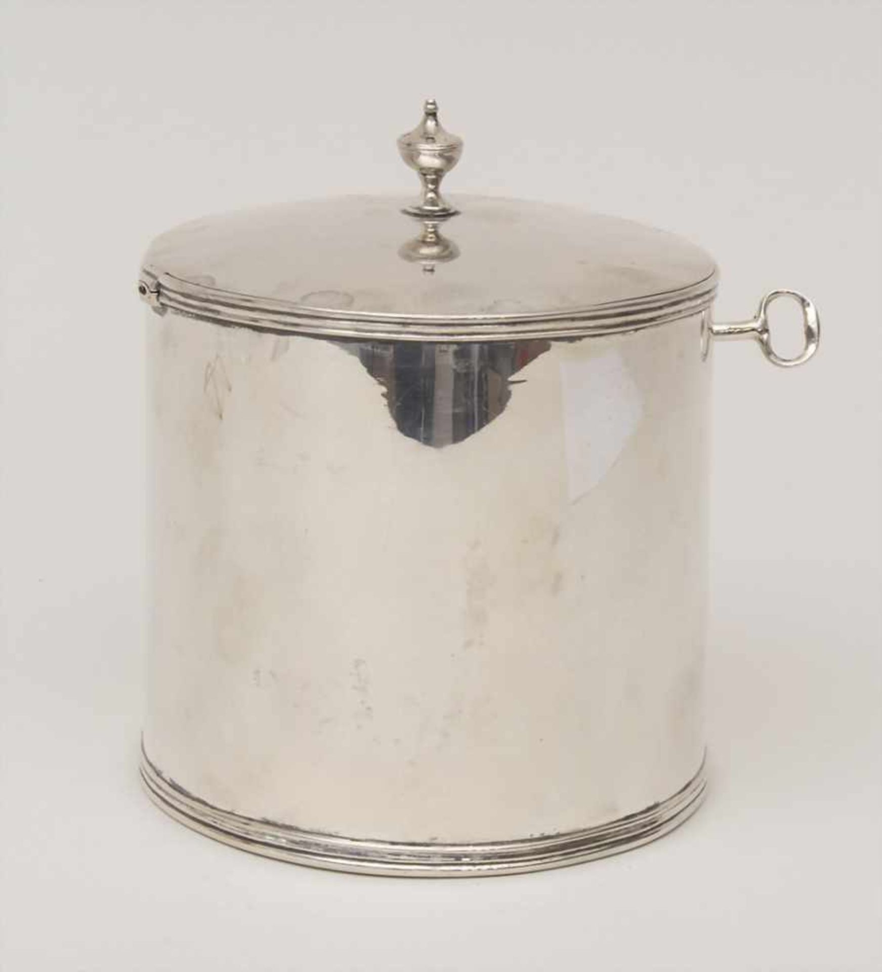 Empire Zuckerdose / An Empire silver sugar box, Johann Christoph Schmidt, Hannover Altstadt, um - Image 4 of 8