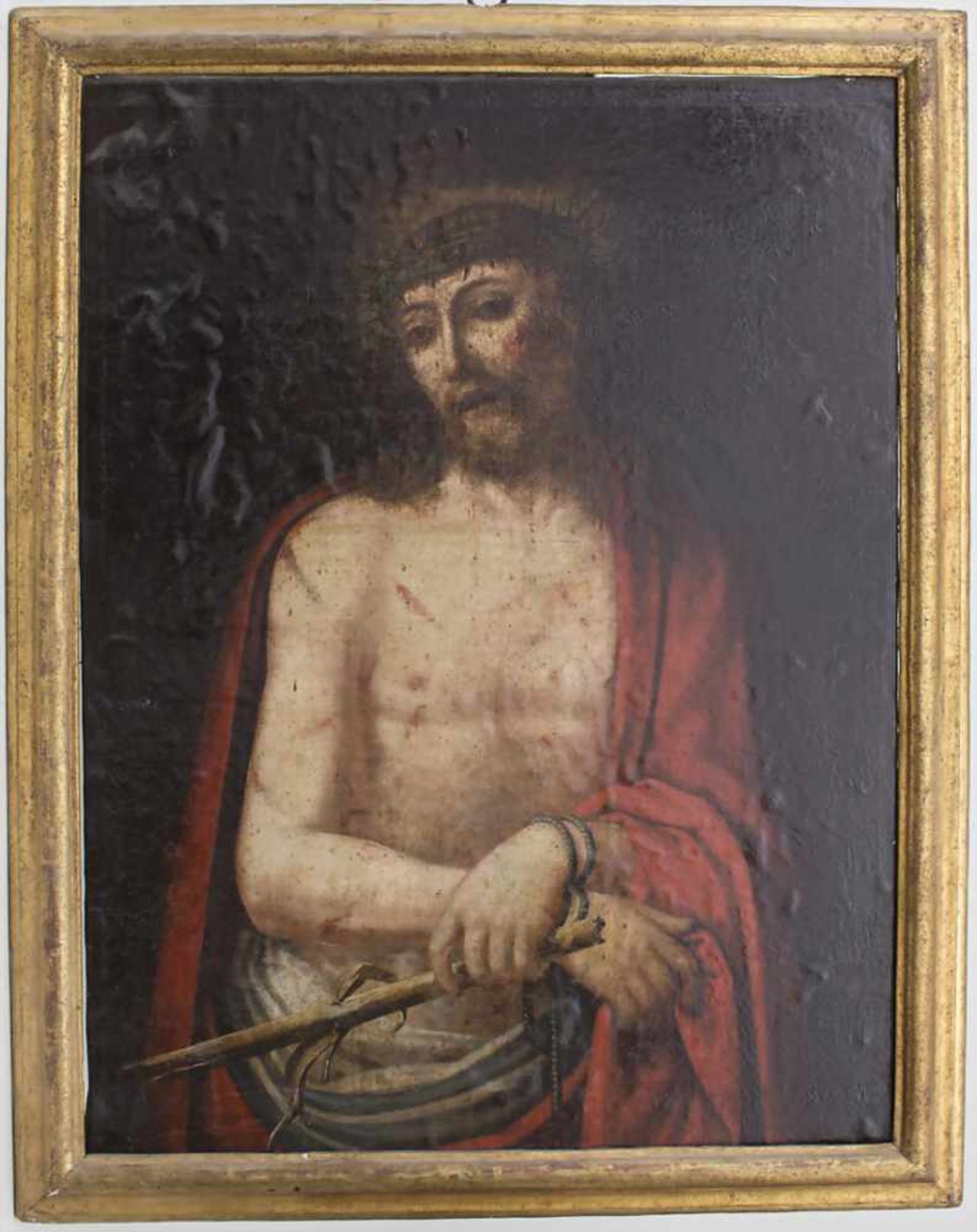 Künstler des 18. Jh. 'Christus als Schmerzensmann' / 'Christ as pain man'Technik: Öl auf Leinwand ( - Bild 2 aus 5