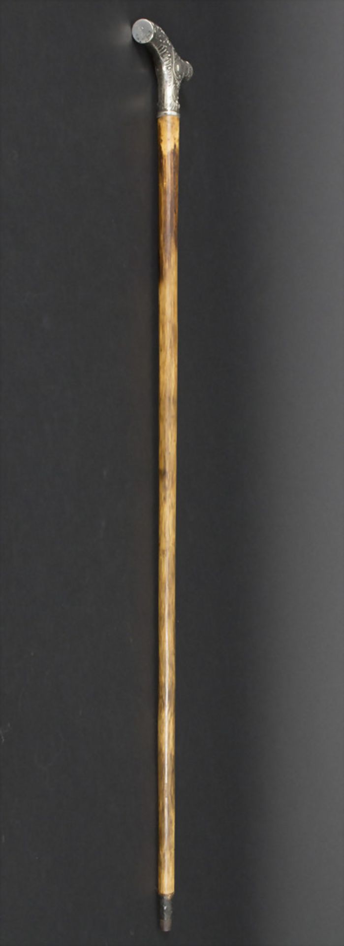 Gehstock mit Silbergriff 'Rocaille' / A silver handle 'Rocaille', Ende 19. Jh.Material: Silber, - Image 5 of 5