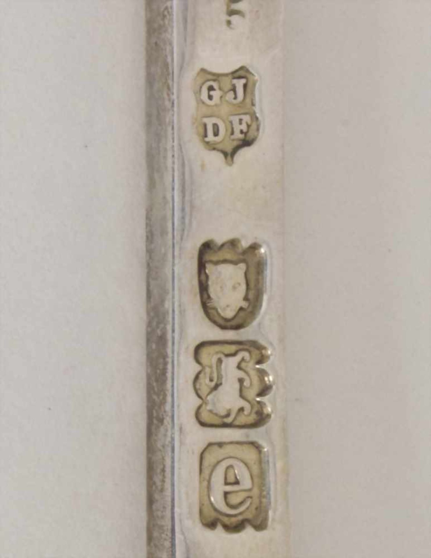 Prunkbesteck Paar Löffel / Two splendid silver spoons, Georg Jackson & David Fullerton, London, - Image 4 of 5