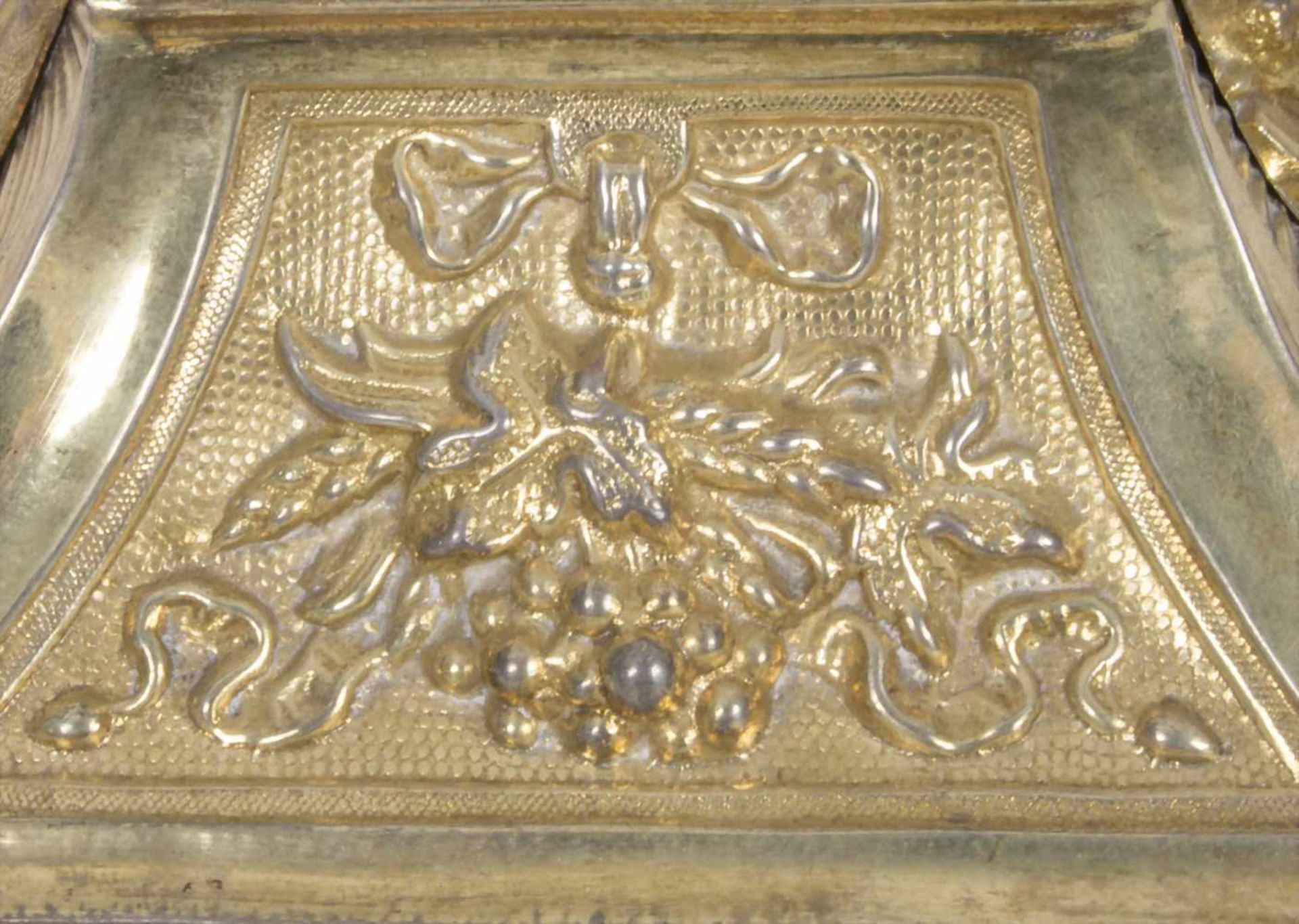 Monstranz / A silver monstrance, Paris, nach 1839Material: Silber 950, vergoldet (Vermeil),Marke: - Image 11 of 12