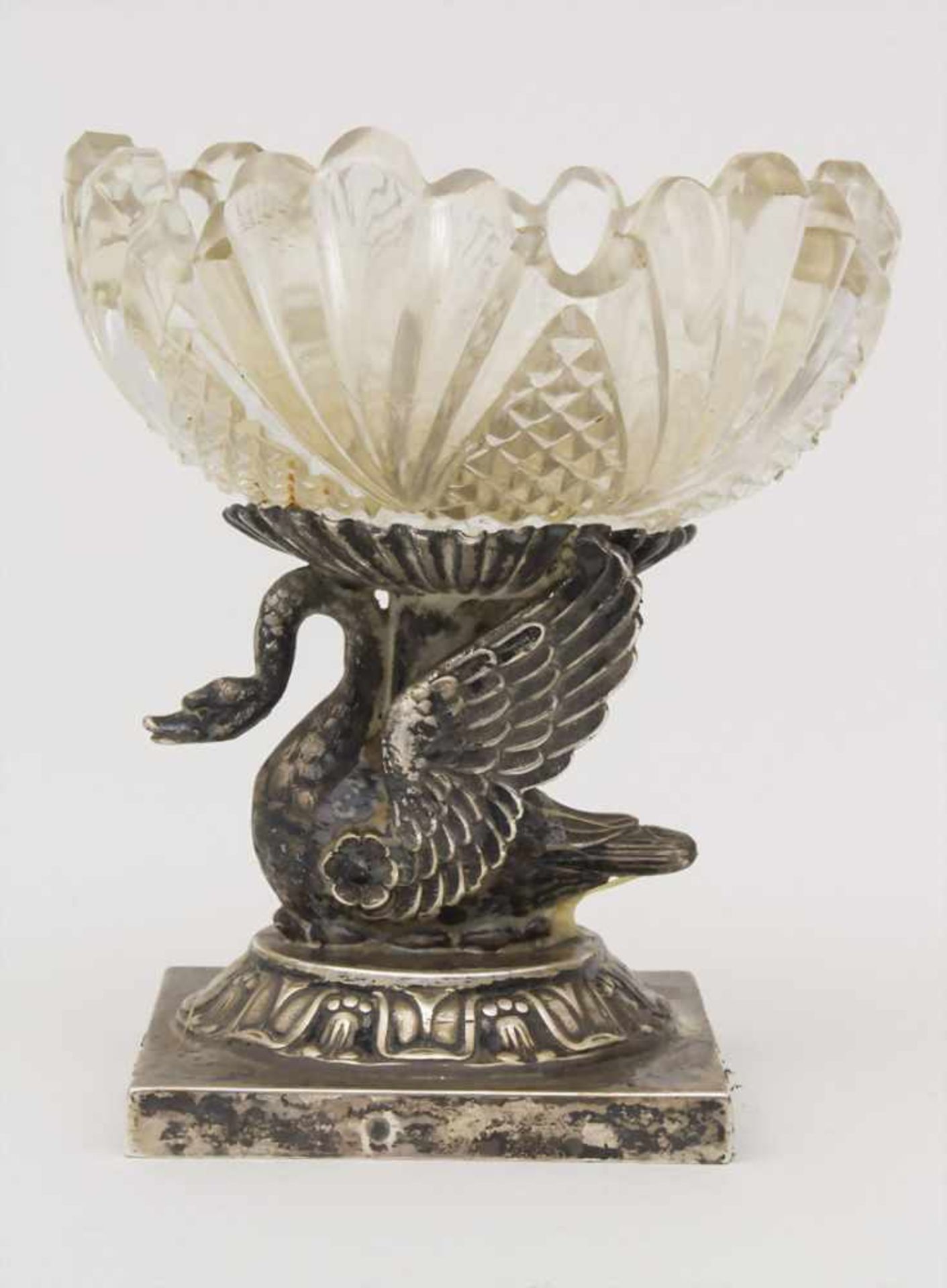 Empire Saliere mit Schwan / An Empire salt cellar with swan, Frankreich, 1810Material: Silber 950, - Image 3 of 6