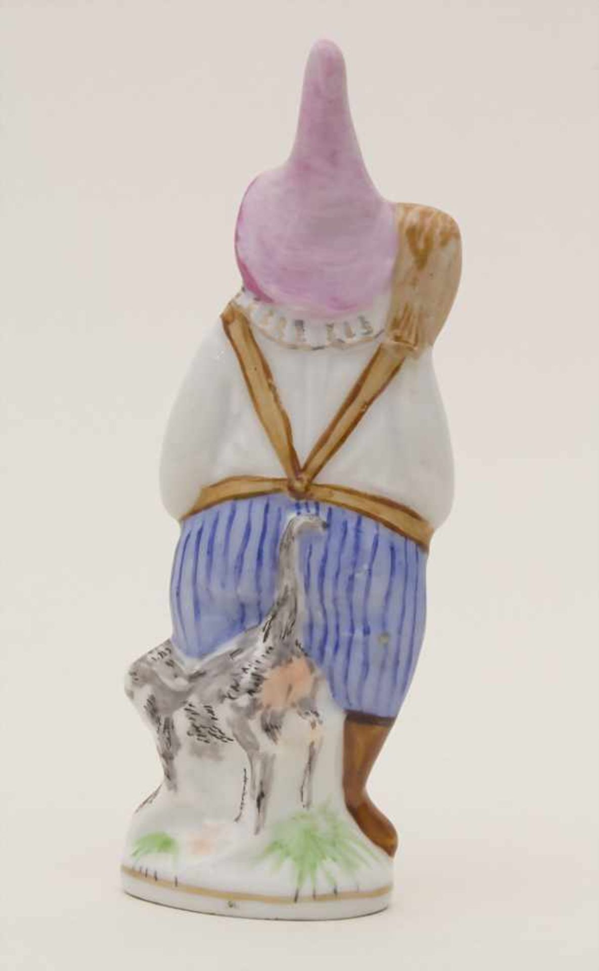 Miniaturfigur 'Hofnarr Fröhlich' / A miniature figurine of court jester Joseph Fröhlich, Meissen, 2. - Bild 3 aus 5