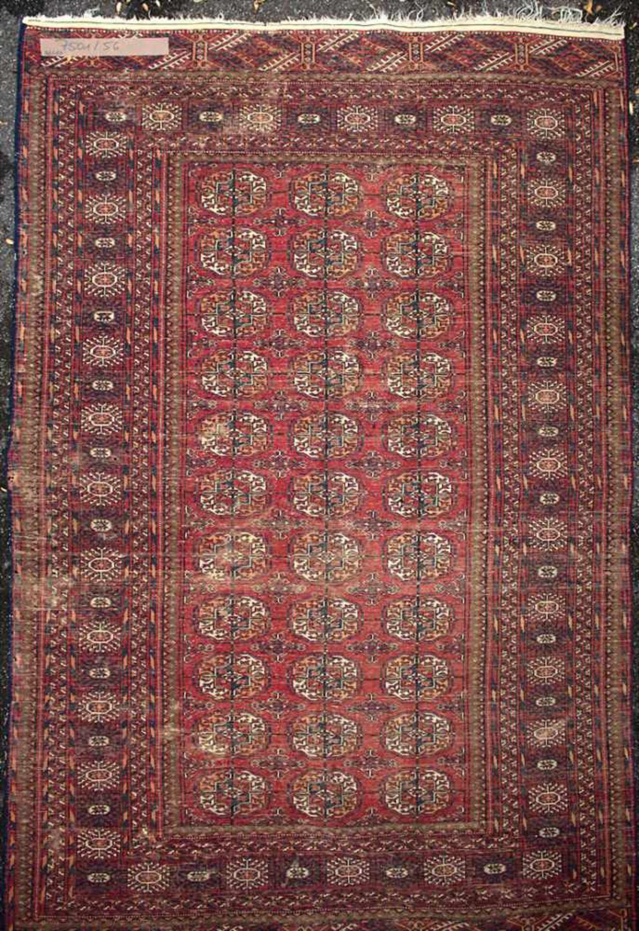 Orientteppich / An oriental carpetMaterial: Wolle auf Baumwolle, Maße: 256 x 160 cm, Zustand: - Image 2 of 5