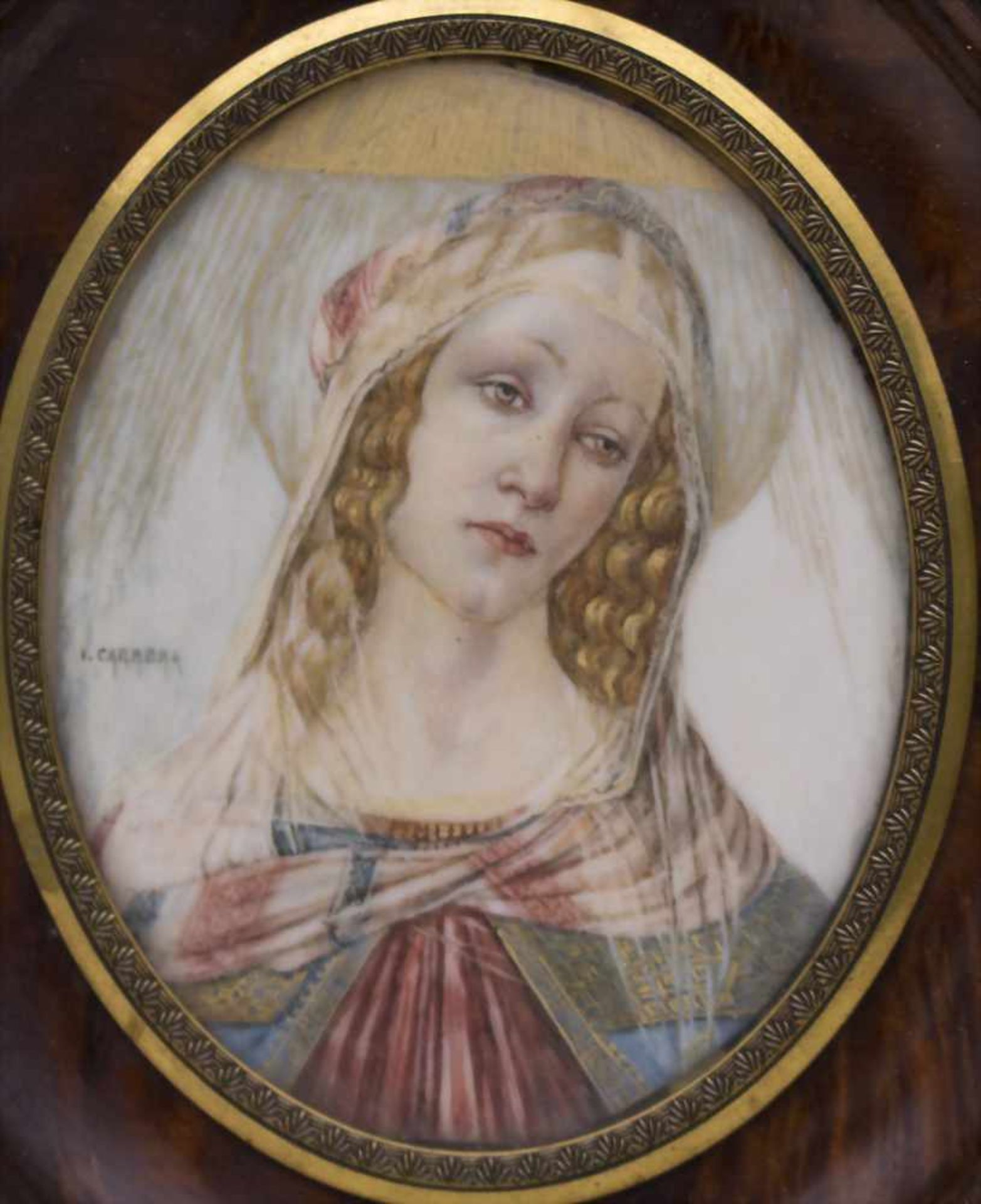 I. Carrera (19. Jh.), nach Botticellis 'Madonna della Melagrana' / After Botticellis Madonna of