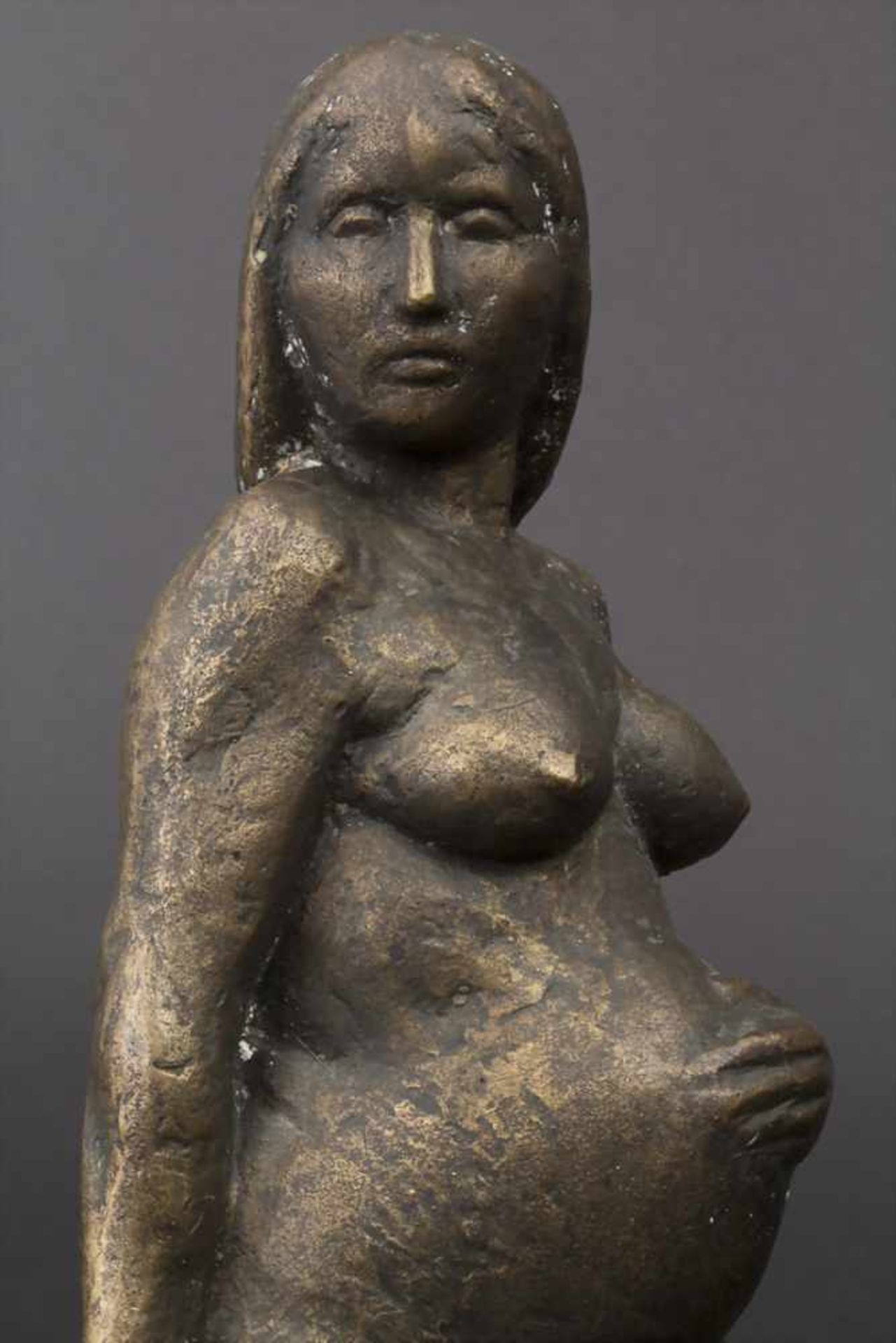 Clemens Strugalla (*1950), Weiblicher Akt 'Schwangere' / A female nude 'Pregnant woman'Technik: - Bild 12 aus 13