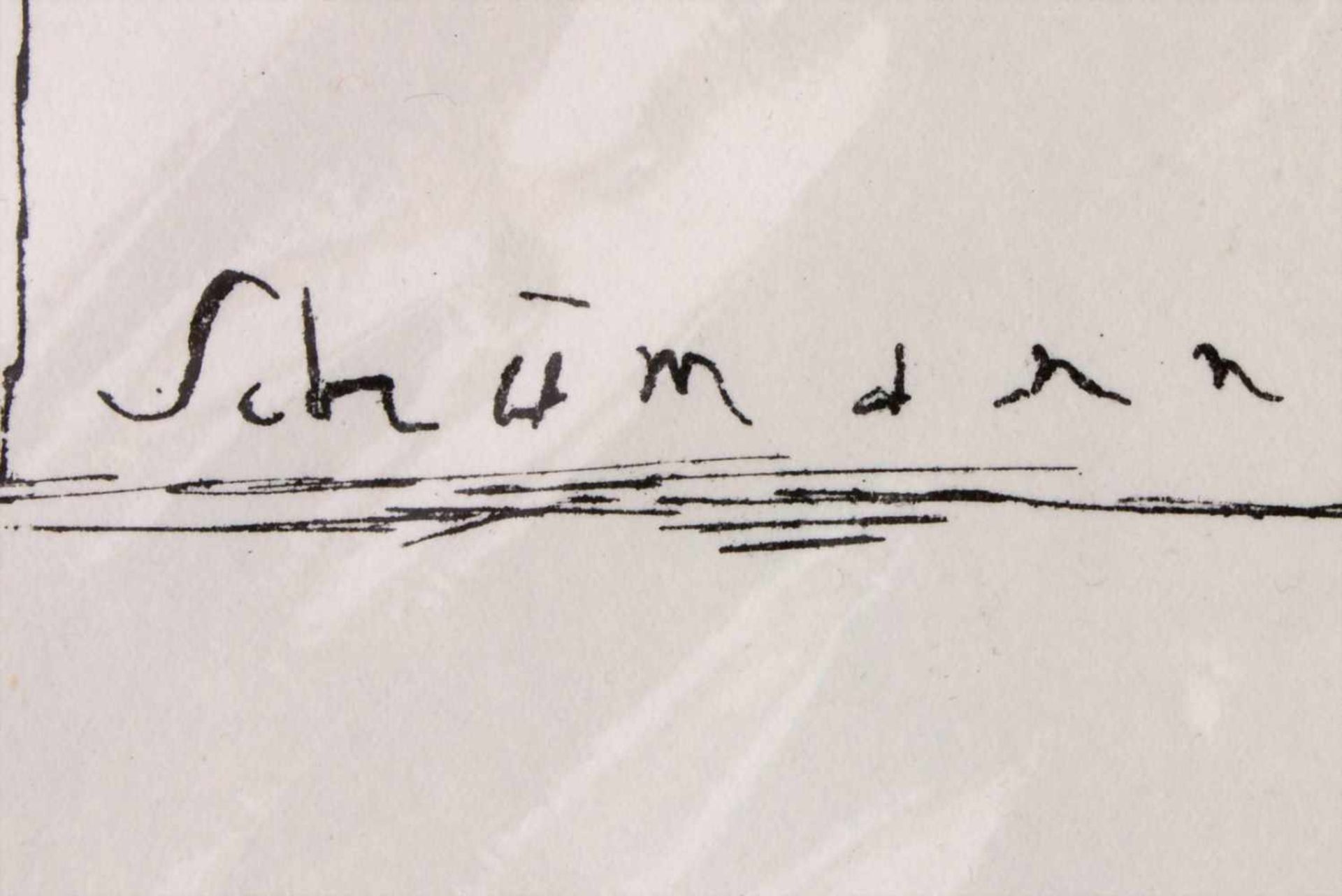 Horst Janssen (1929-1995), 'Schumann'Technik: Lithografie auf Velin, Datierung: 1966, Signatur: - Bild 3 aus 3