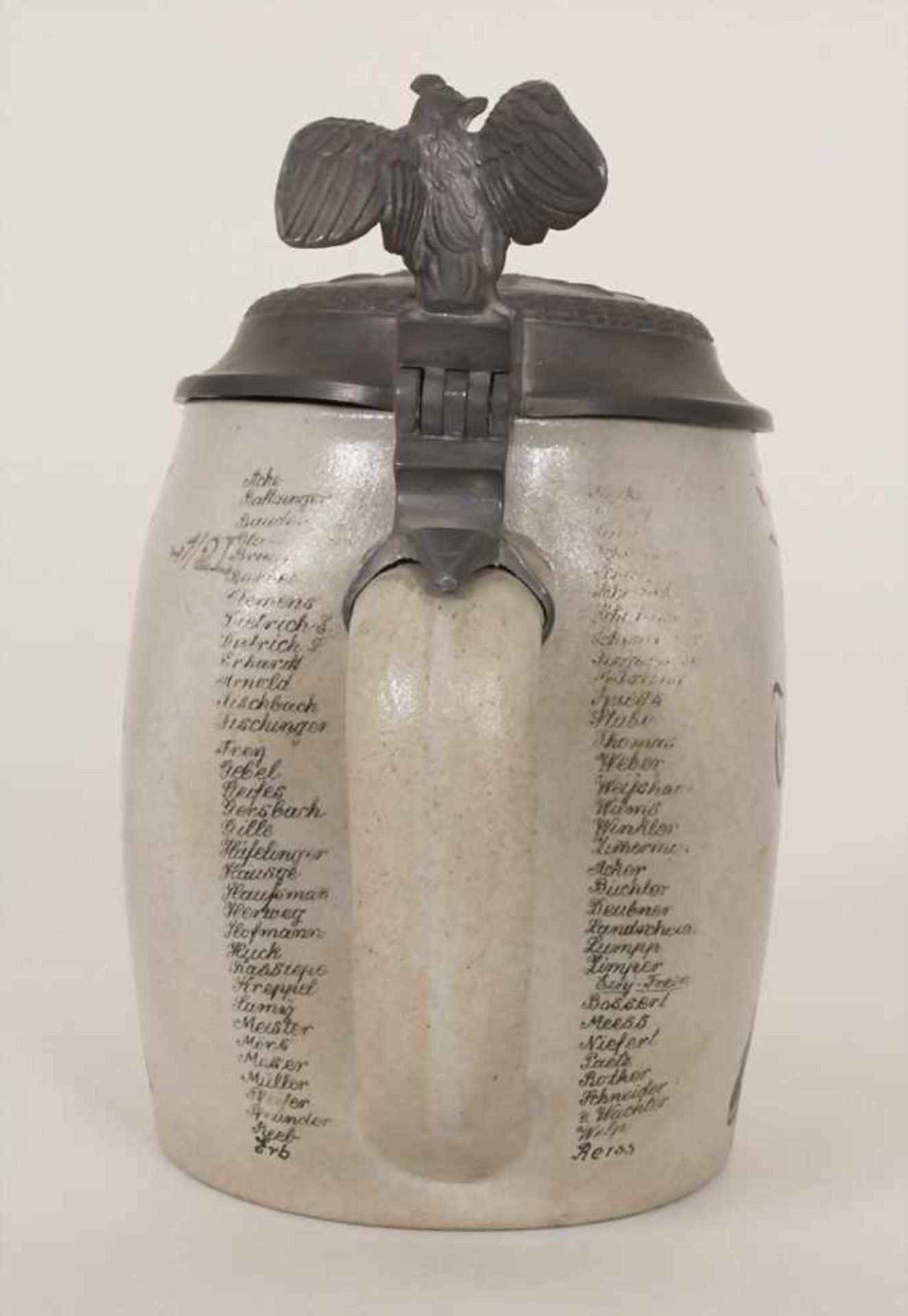 Reservistenkrug und Ordenspange mit Urkunden / A reservist beer mug and military orders, - Bild 10 aus 23