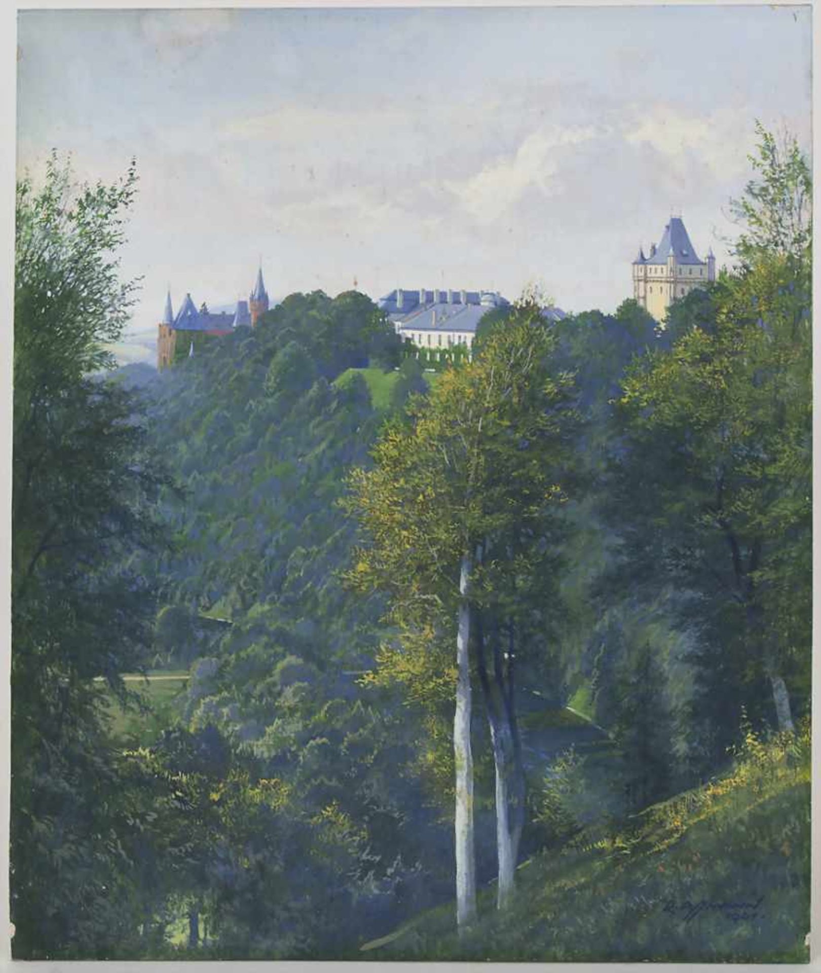 Richard Assmann (1887-1965), 'Schloss Grätz' / 'Castle Grätz', 1941Technik: Gouache auf