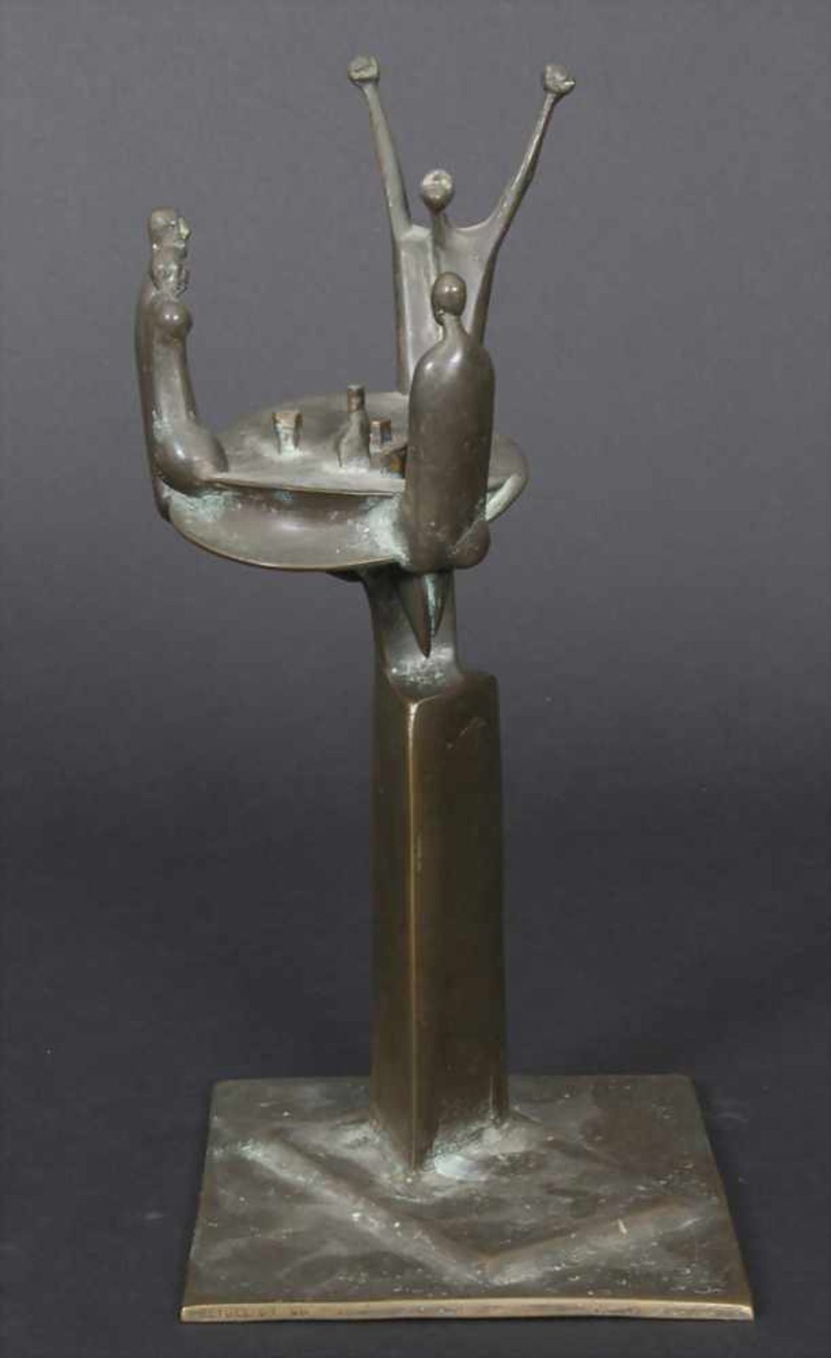 Karl Reidel (1927-2006), 'Figuren am Spieltisch' / 'Figures by the game table'Technik: Bronze, - Bild 3 aus 13