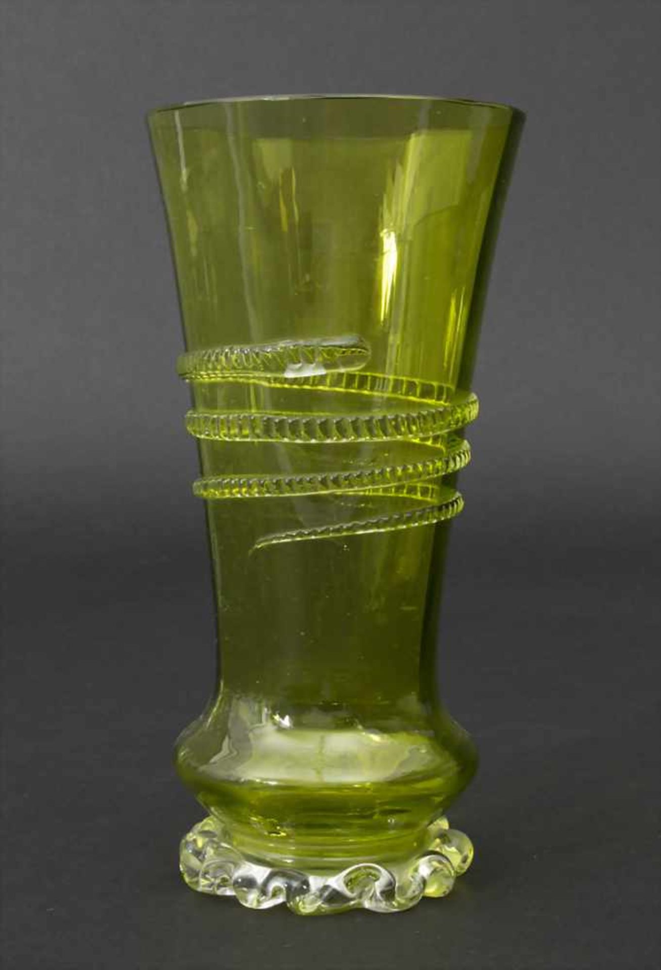 Konvolut 6 Gläser / A set of 6 glasses, 19./20. Jh.Material: 4x farbloses Glas (darunter 3 - Bild 4 aus 7