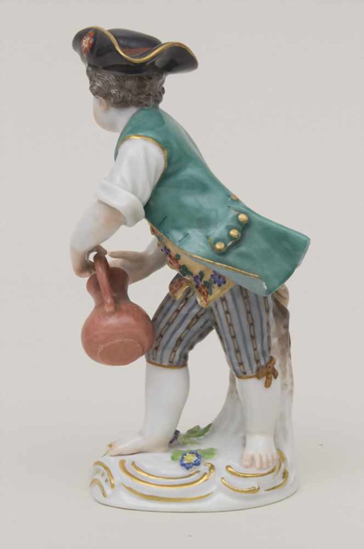 Gärtnerkind 'Knabe mit Gießkanne' / A gardener child 'Boy with watering can', Meissen, 1934- - Bild 4 aus 7