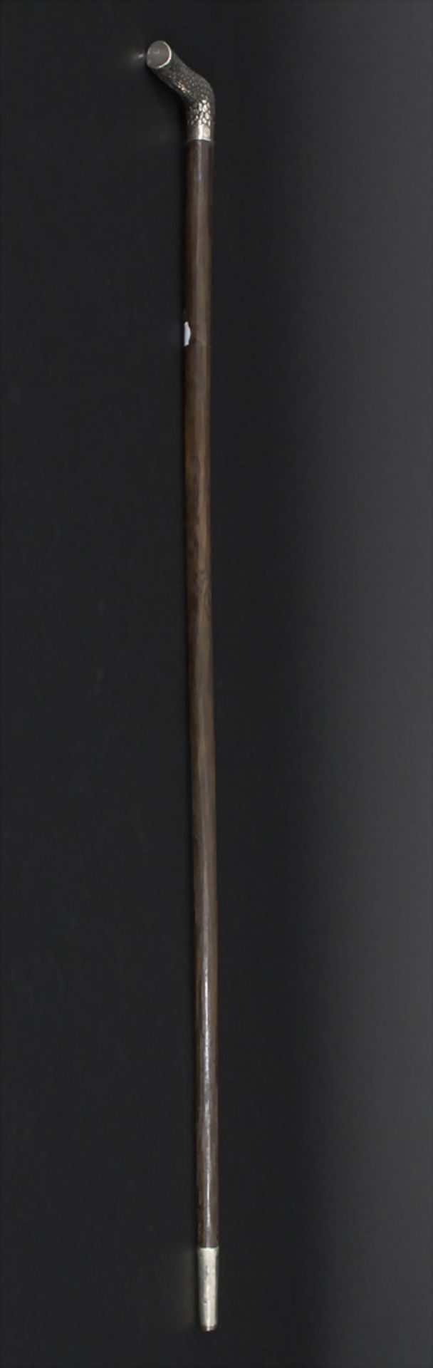 Gehstock mit Silbergrifff 'Tierhautrelief' / A cane with silver handle, deutsch, um 1900Material: - Image 7 of 7