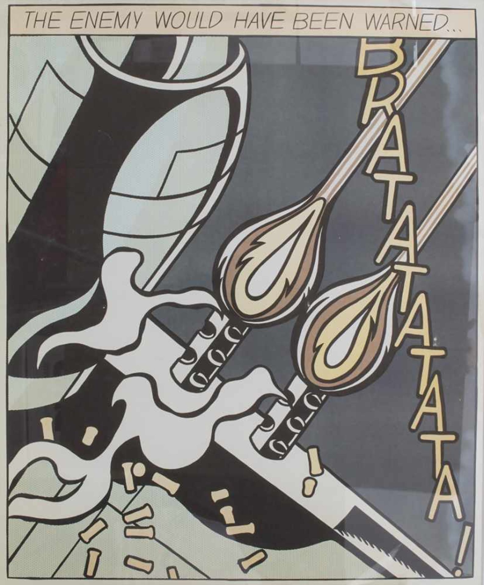 Roy Lichtenstein (1923-1997), Triptychon 'As I opened fire'Technik: Farboffsetlithografien auf - Image 6 of 11