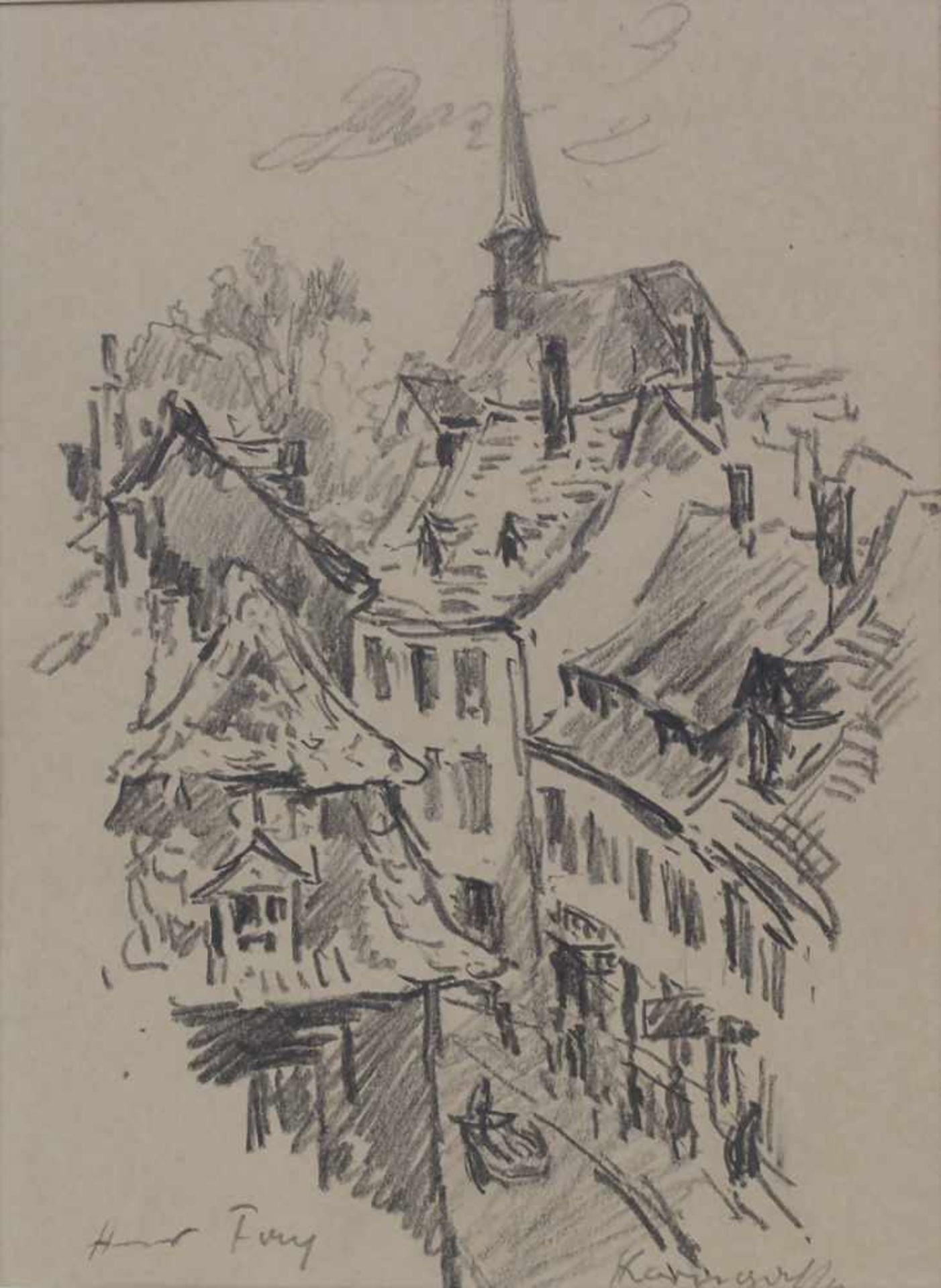 Hanns Fay (1888-1957), 6 Zeichnungen 'Pfälzer Dorfansichten' / 6 drawings of palatinate - Image 11 of 15