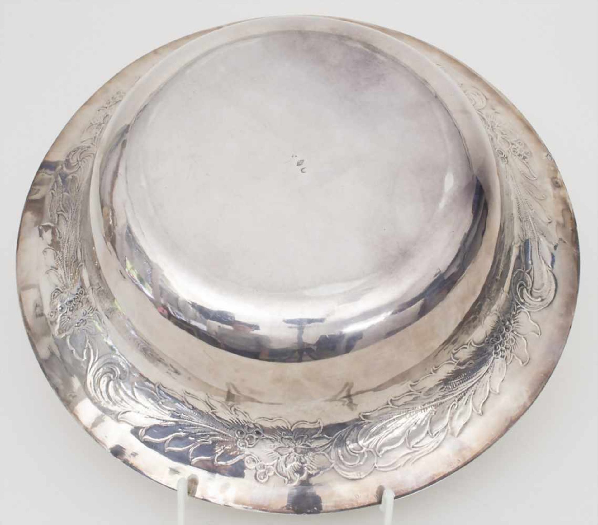 Große Waschschüssel mit Wasserkrug / A large silver wash bowl with ewer, L. Dupre, Paris, 1819- - Image 4 of 15