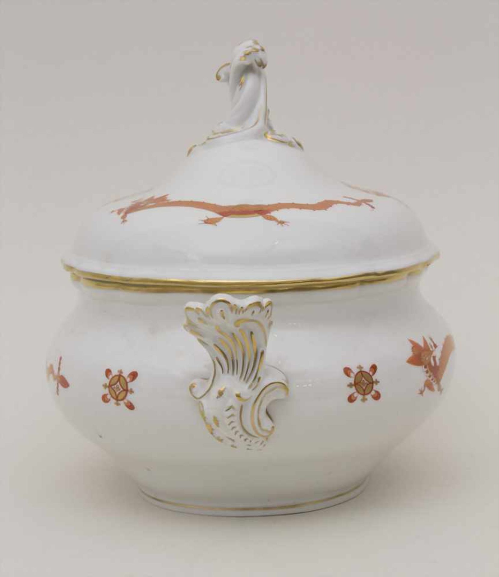 Suppenterrine mit Fleischplatte 'Reicher Drache' / A soup tureen with platter 'Rich Dragon', - Bild 13 aus 14