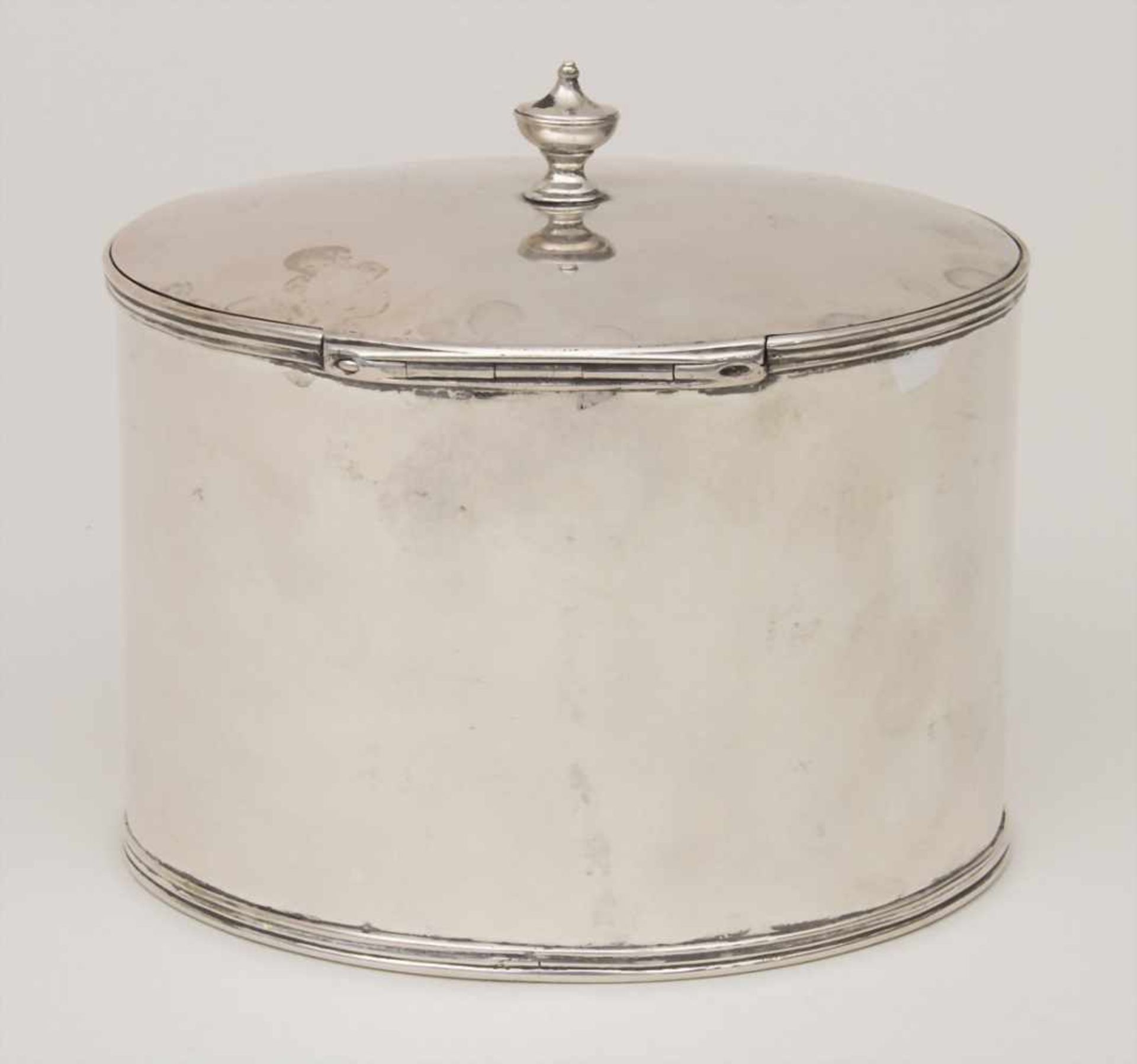 Empire Zuckerdose / An Empire silver sugar box, Johann Christoph Schmidt, Hannover Altstadt, um - Image 3 of 8