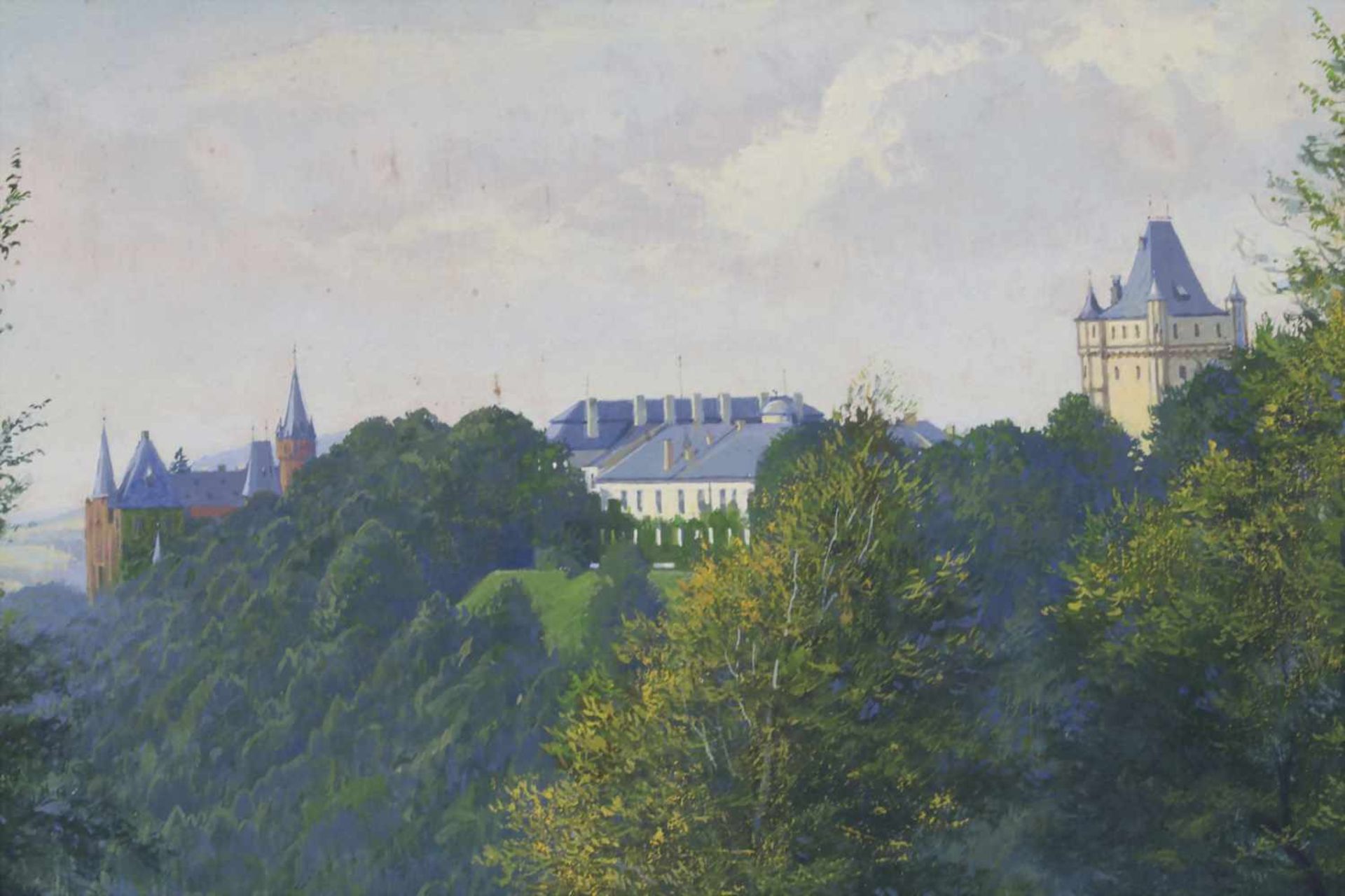 Richard Assmann (1887-1965), 'Schloss Grätz' / 'Castle Grätz', 1941Technik: Gouache auf - Image 3 of 9