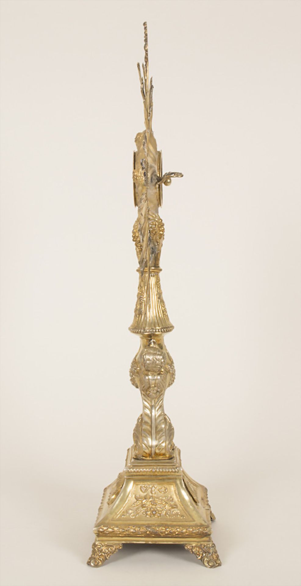 Monstranz / A silver monstrance, Paris, nach 1839Material: Silber 950, vergoldet (Vermeil),Marke: - Image 6 of 12