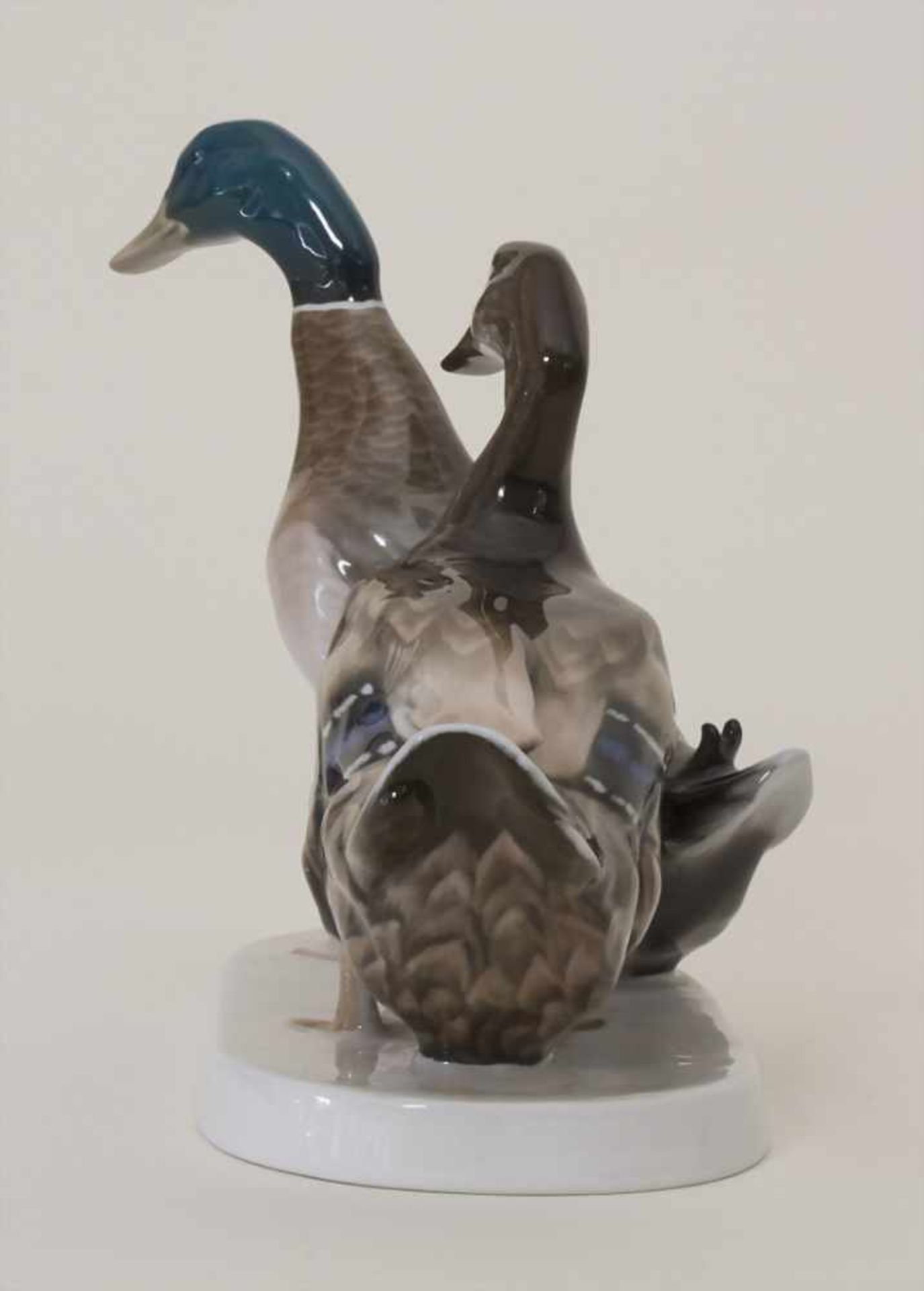 Tierfiguren 'Entenpaar' / A duck couple, Willy Zügel für Rosenthal, nach 1974Material: Porzellan, - Image 4 of 8