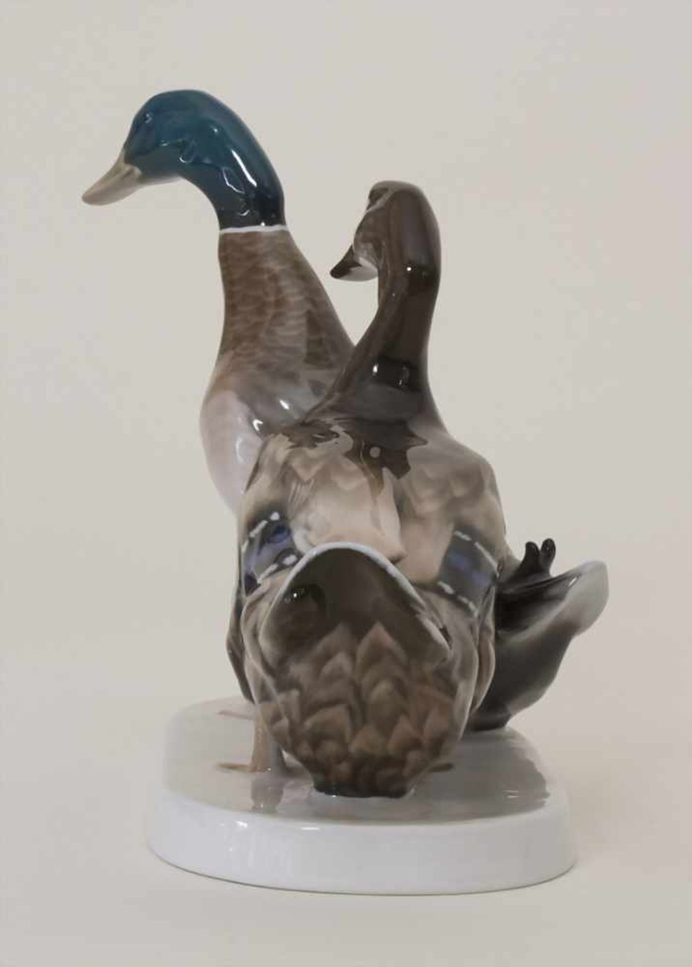 Tierfiguren 'Entenpaar' / A duck couple, Willy Zügel für Rosenthal, nach 1974Material: Porzellan, - Bild 4 aus 8