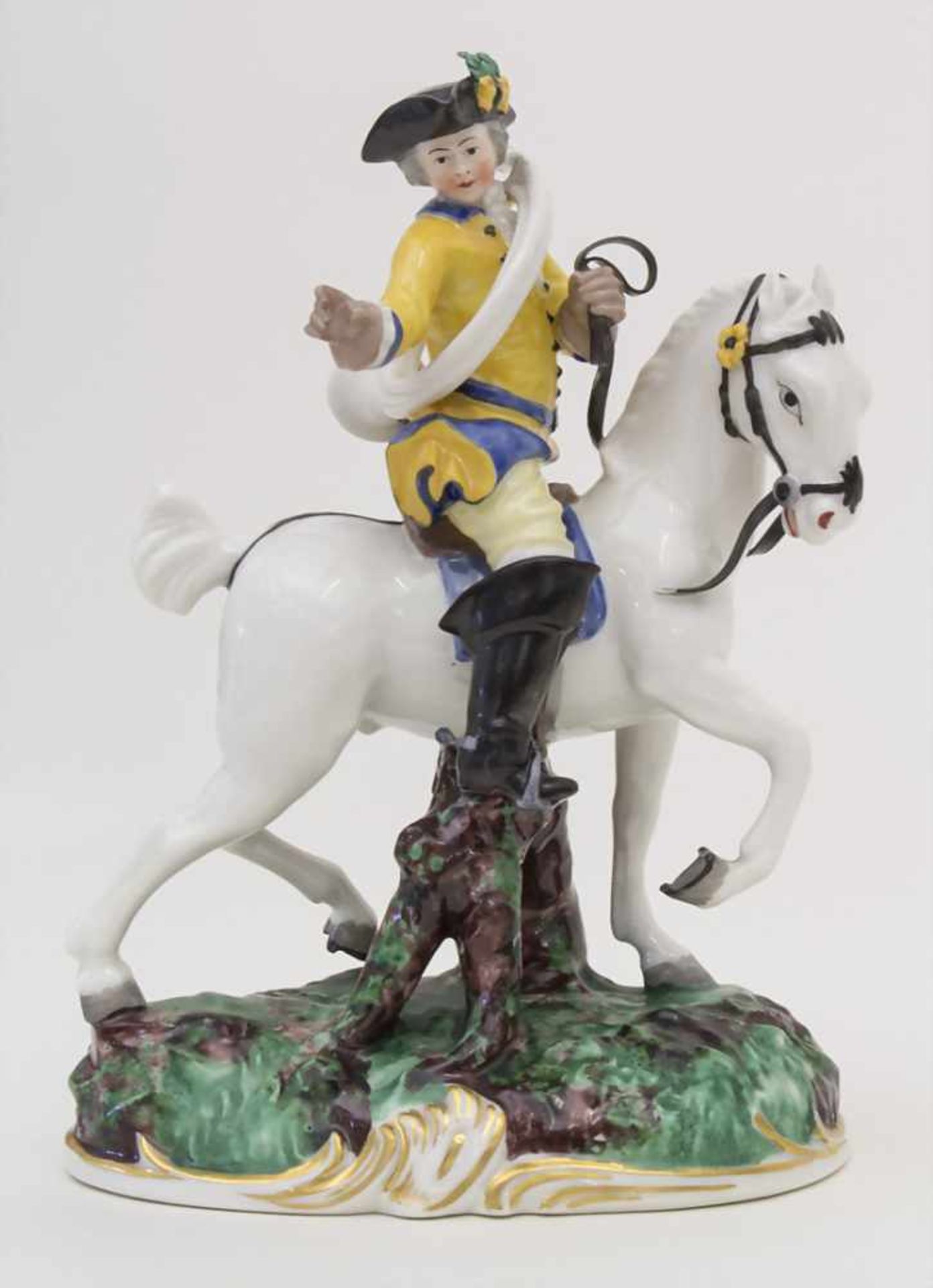 Reitender Jäger / A riding hunter, Nymphenburg, nach 1941Material: Porzellan, polychrom staffiert,