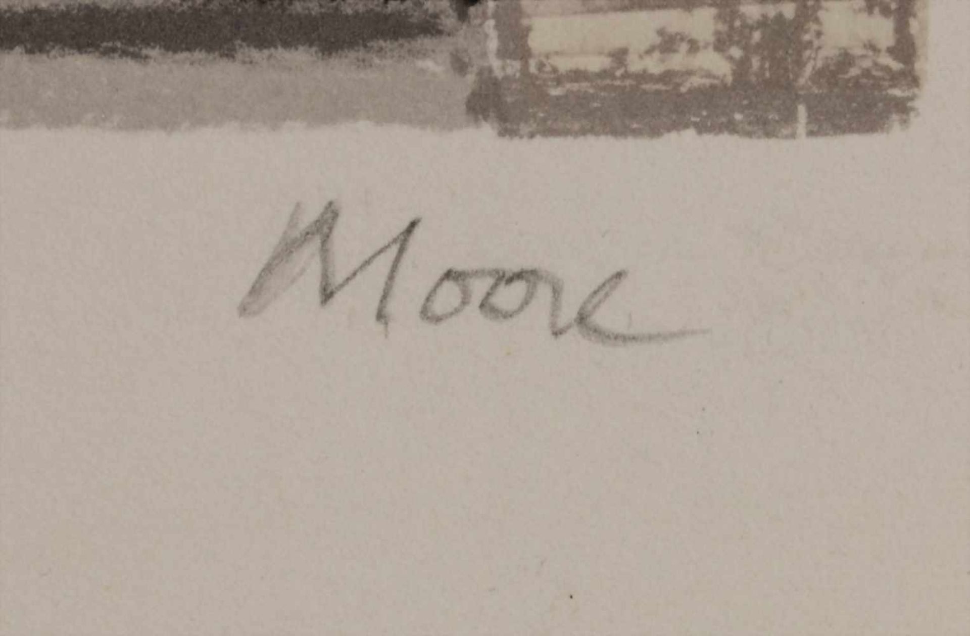 Henry Moore (1898-1986), 'Liegende' / 'Reclining figure'Technik: Lithografie auf Papier, - Image 4 of 5