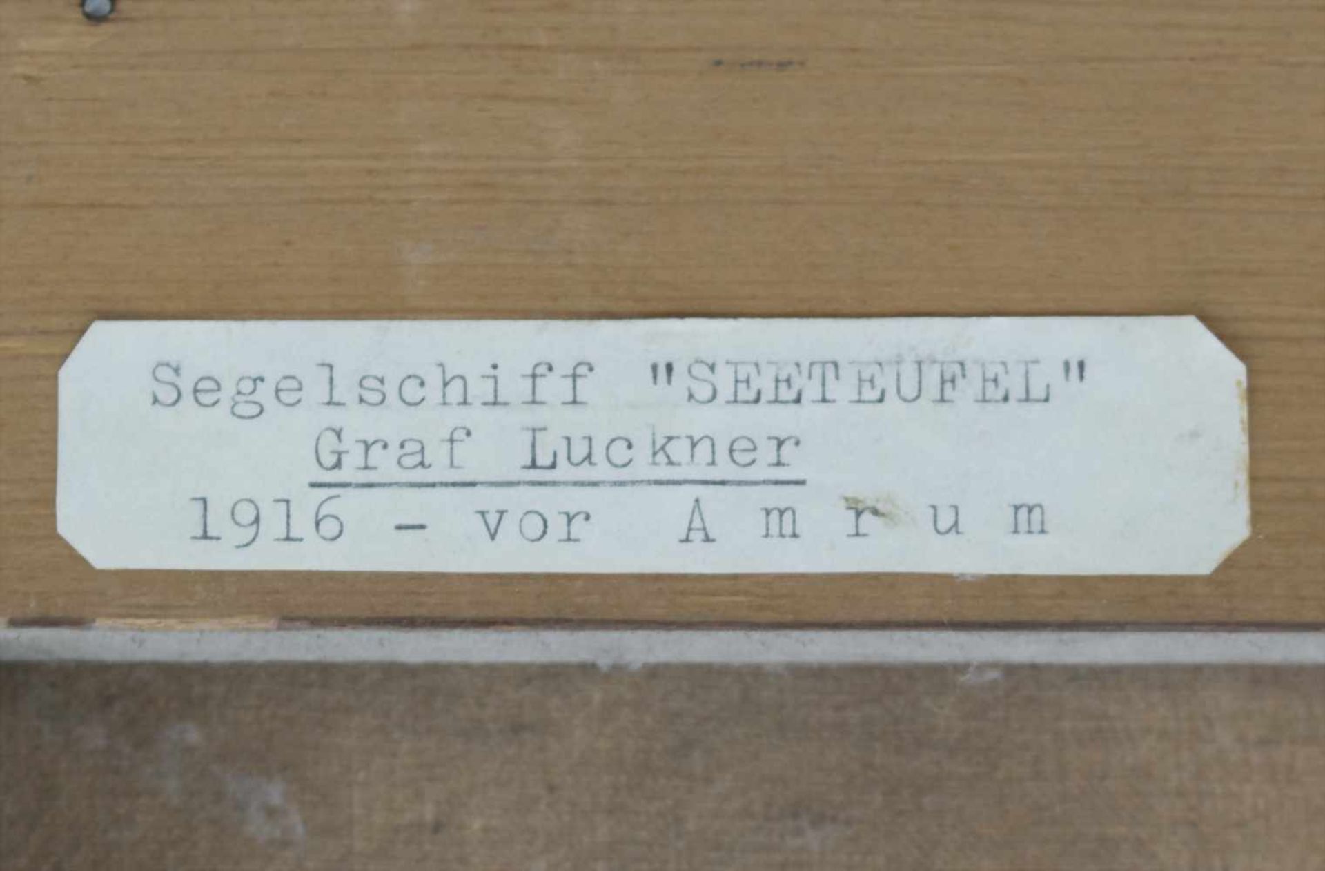 G. Martens (19./20. Jh), Dreimaster 'Seeteufel - Graf Luckner' / 'The Three-master Seeteufel - - Image 11 of 11