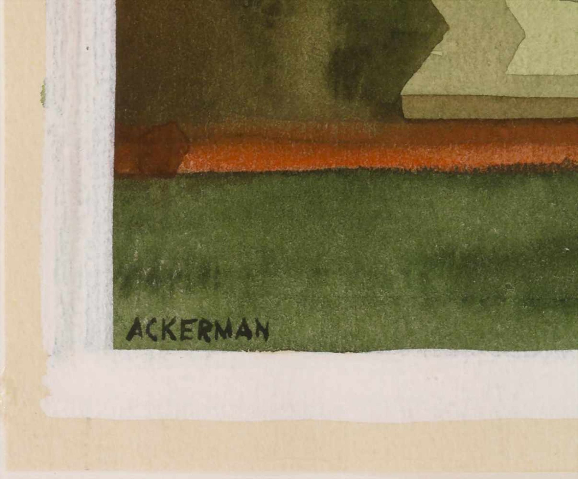 Samuel Ackerman (*1951), 'Abstrakte Komposition' / 'An abstract composition'Technik: Aquarell auf - Image 3 of 3