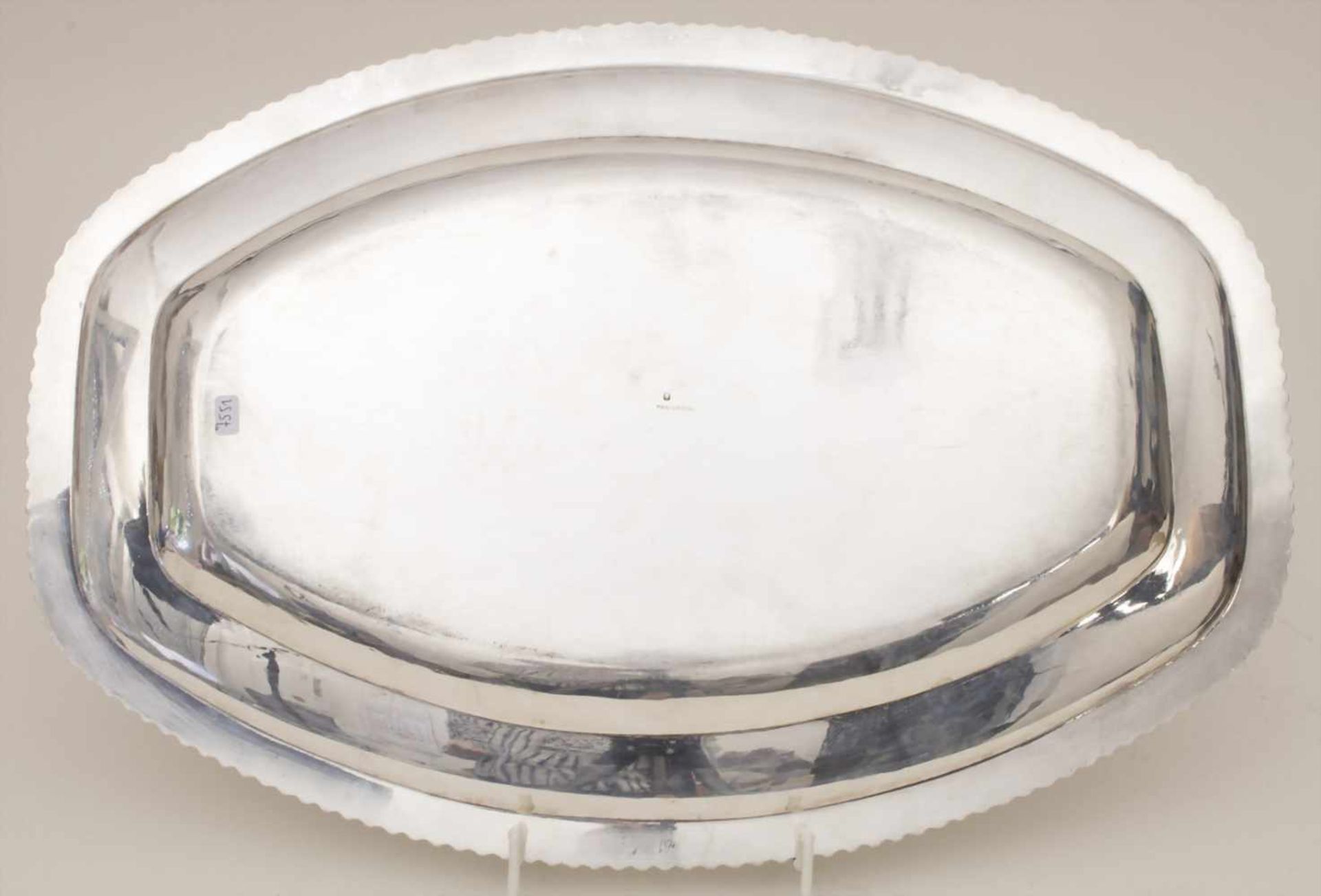Ovale Platte / An oval silver plate, Piault-Linzeler, Paris, nach 1839Material: Silber 950, - Image 2 of 3