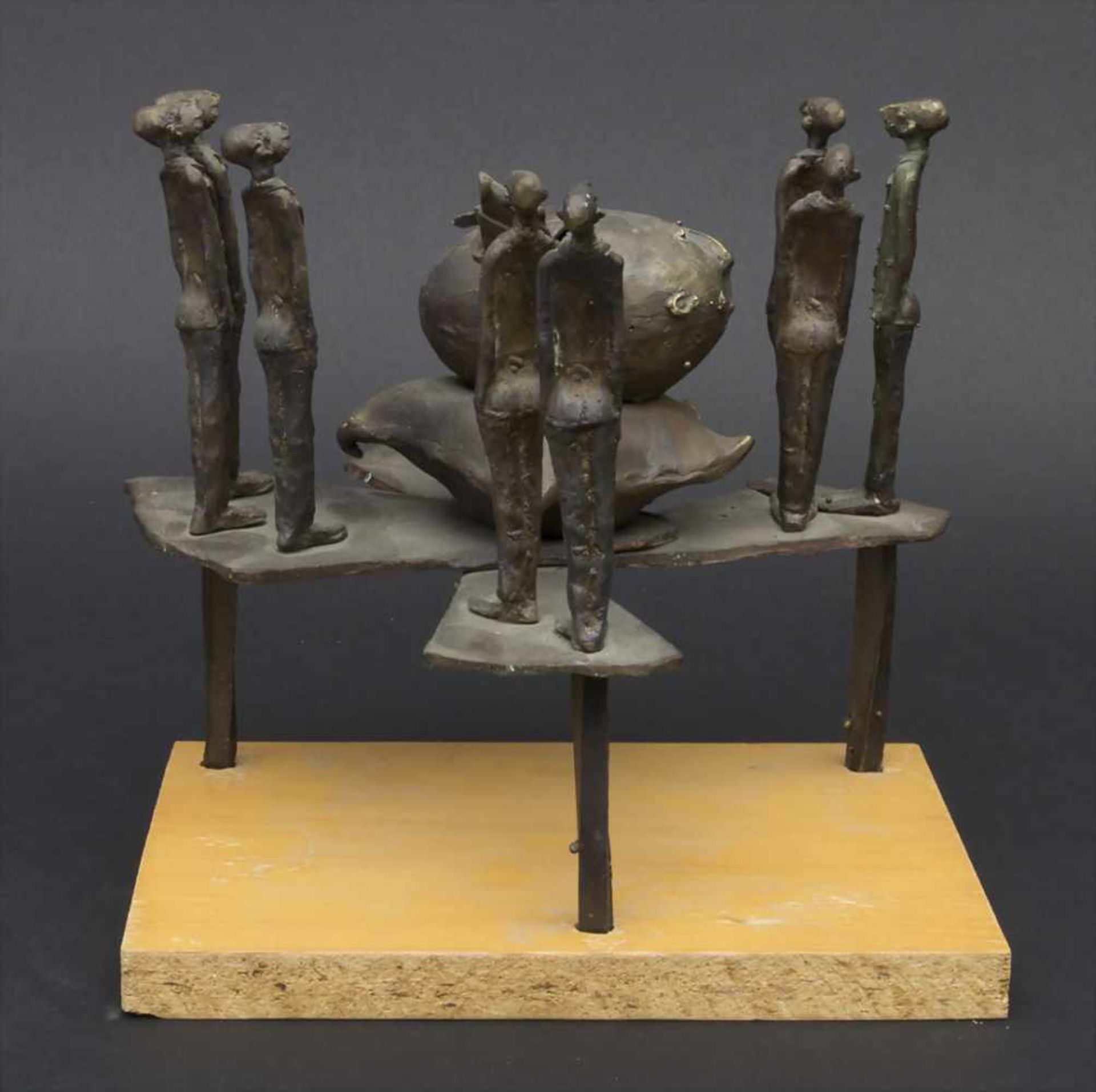 Karl Reidel (1927-2006) (Zuschreibung / Attributed), Figurengruppe 'Männer mit großem - Bild 3 aus 9