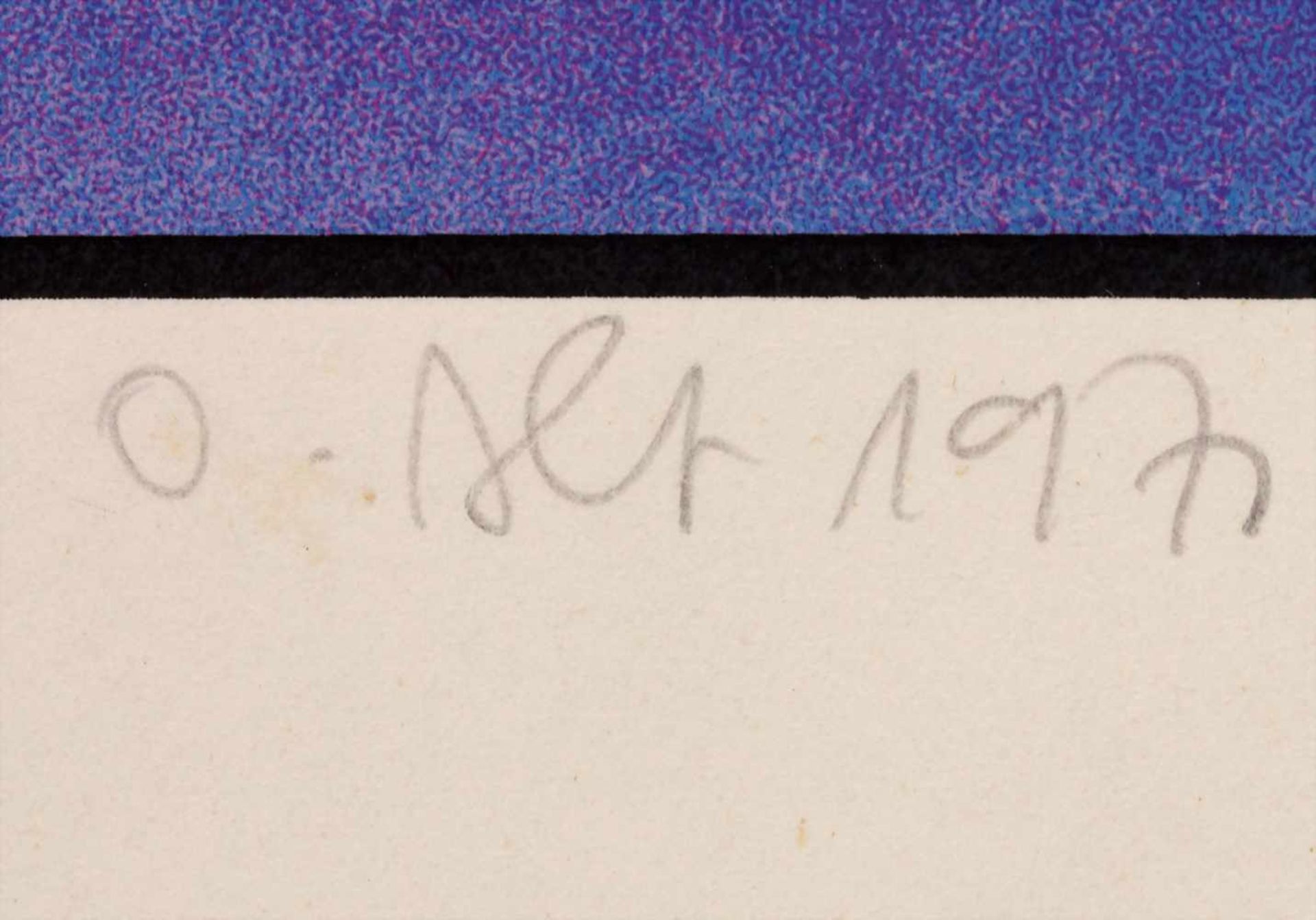 Otmar Alt (*1940), 'Vogel' / 'A bird'Technik: Serigrafie auf Papier, Datierung: 1971, Signatur: - Image 5 of 9