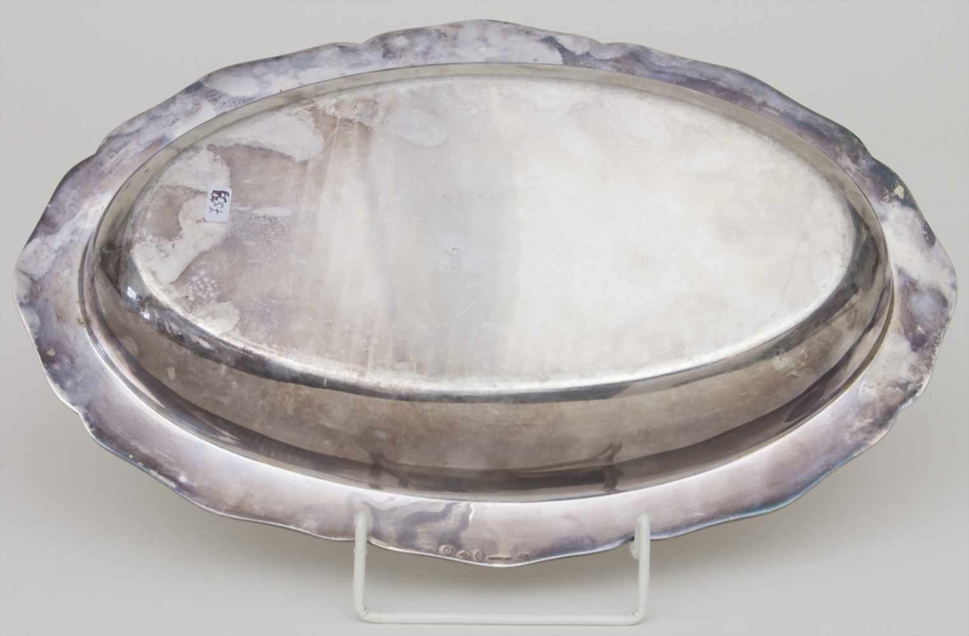 Ovale Platte / An oval silver plate, Cardeilhac, Paris, nach 1839Material: 950er Silber, massiv - Image 2 of 3