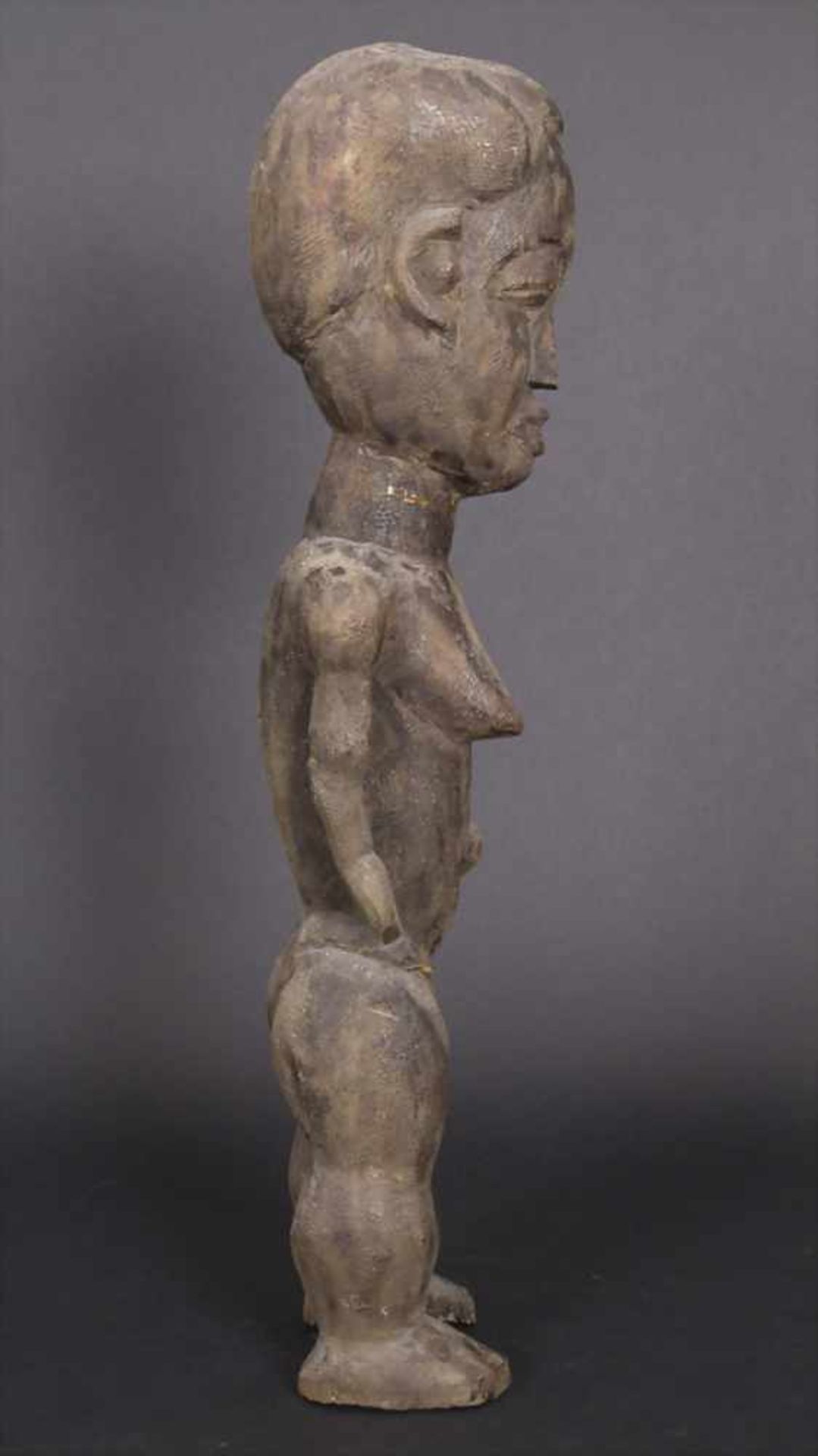 Weibliche Ahnenfigur / A female ancestor figure, Bamana, MaliMaterial: Holz, dunkelbraun - Image 7 of 7