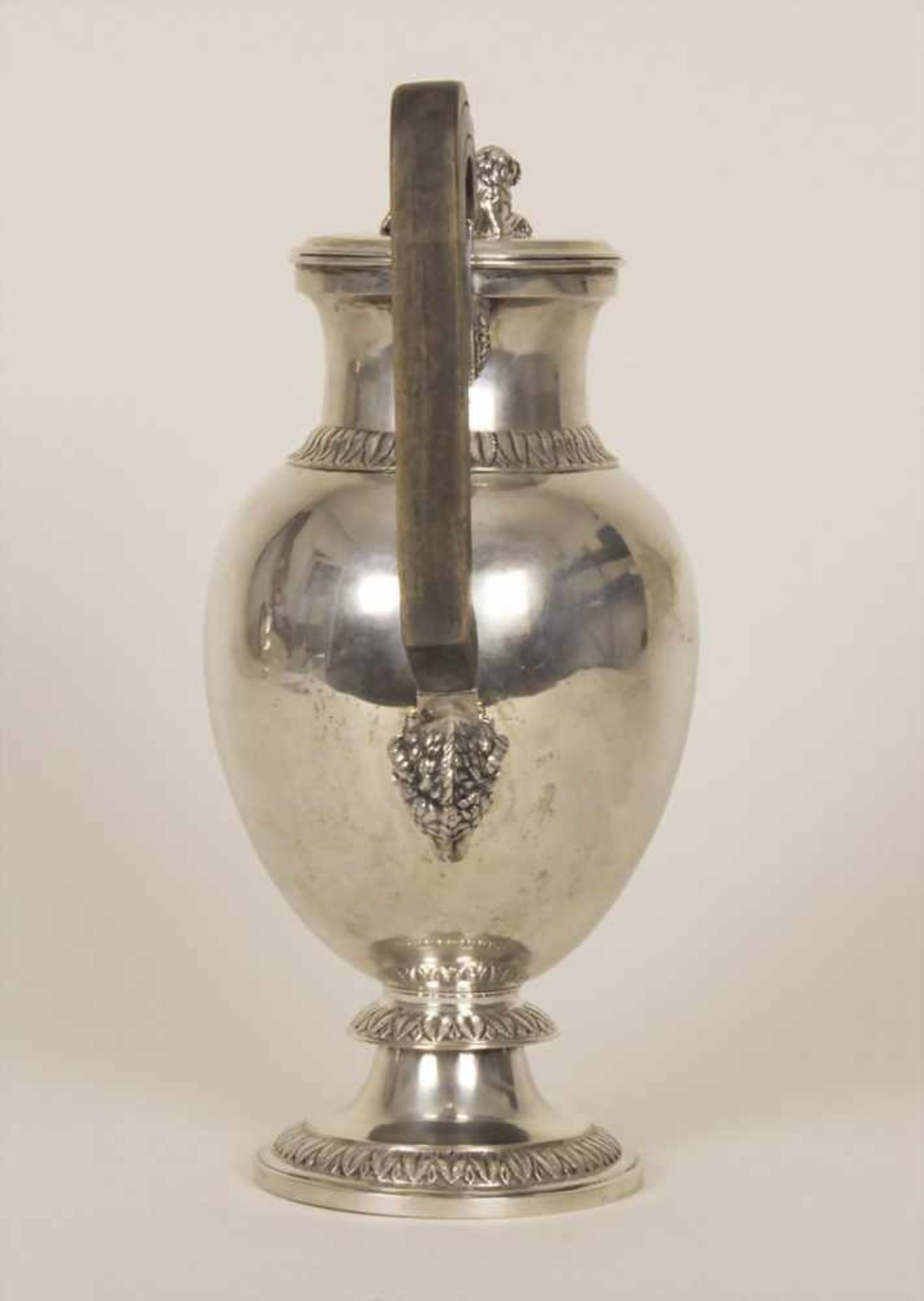 Empire Kaffeekanne / An Empire silver coffee pot, Georg Wilhelm Aldefeld, Bremen, nach 1794Material: - Image 4 of 8