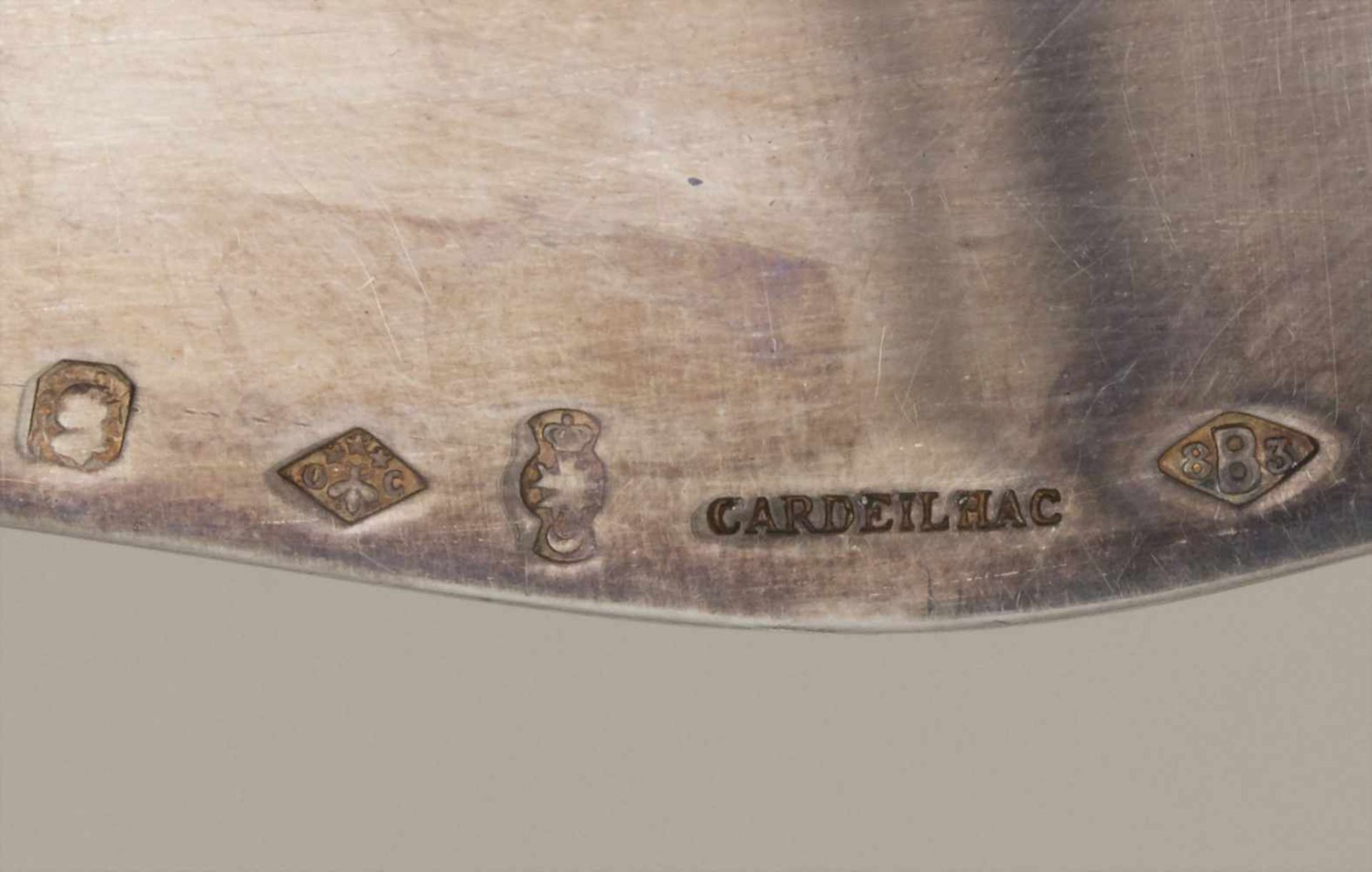 Ovale Platte / An oval silver plate, Cardeilhac, Paris, nach 1839Material: 950er Silber, massiv - Image 3 of 3