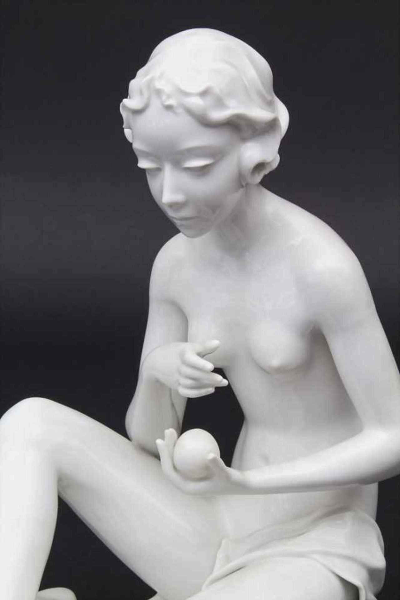 Fritz Heidenreich (1895-1966), 'Weiblicher Akt' / 'A female nude', Rosenthal, Mitte 20. Jh.Material: - Bild 6 aus 8