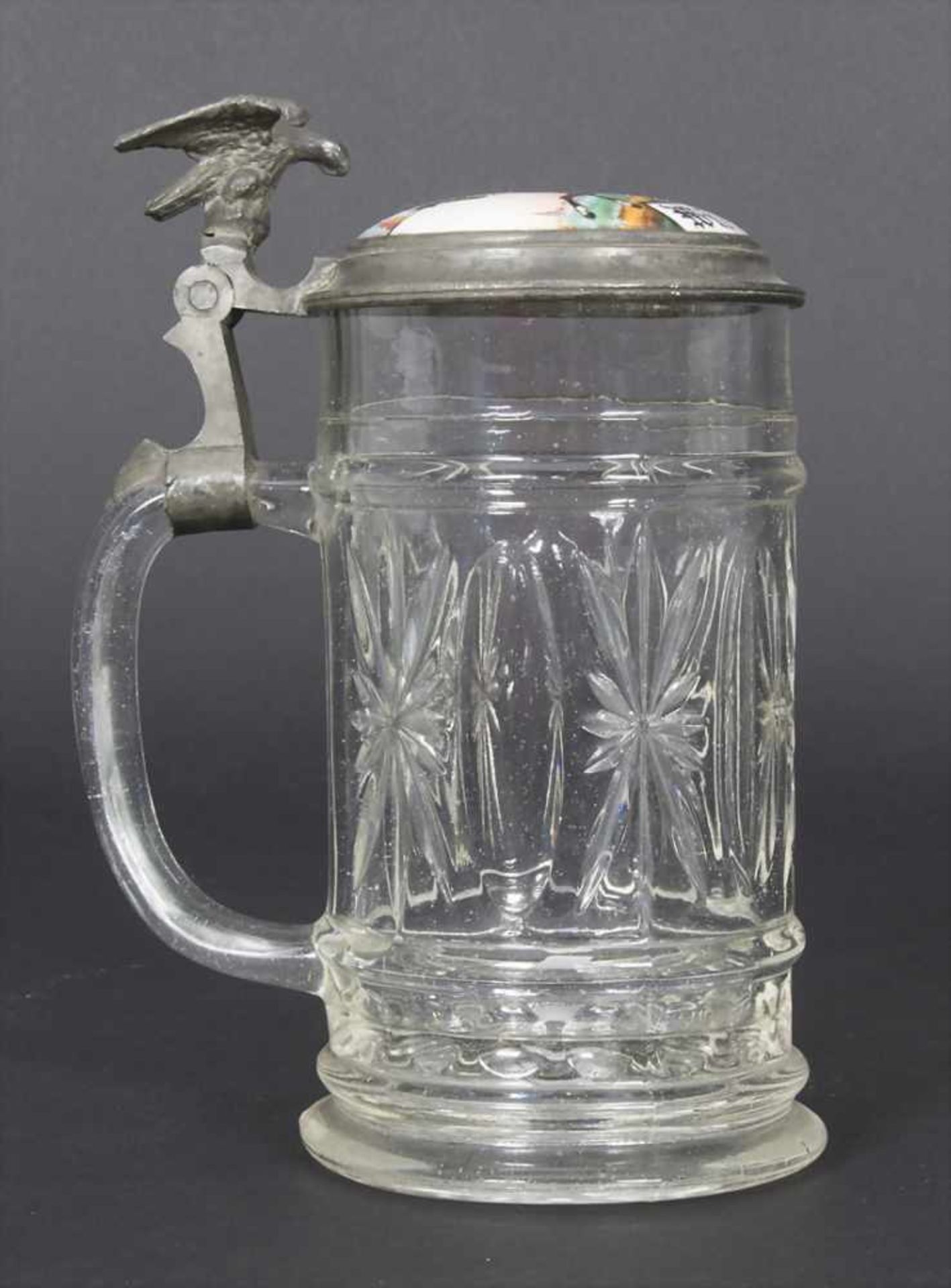 Reservistenkrug / A reservist beer mug, Schwetzingen, Baden, 1900Einheit: 2. Badisches Dragoner- - Bild 11 aus 13