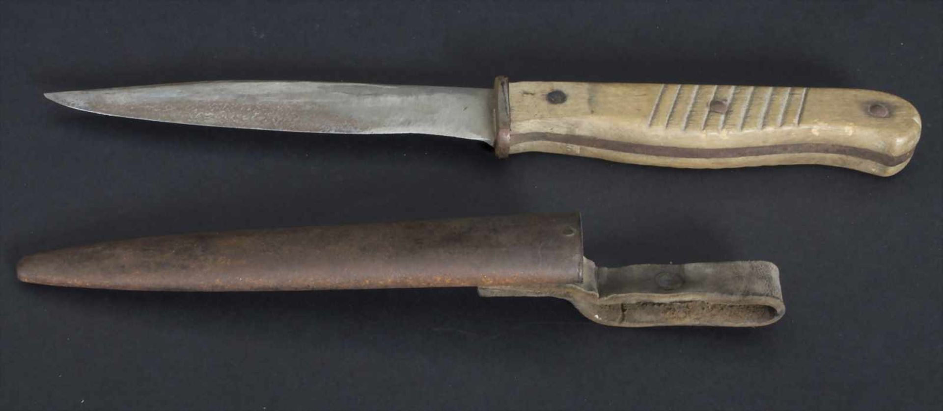 Grabendolch, 1. Weltkrieg / A grave dagger, World War IMaterial: Klinge und Scheide in Eisen, - Bild 2 aus 5