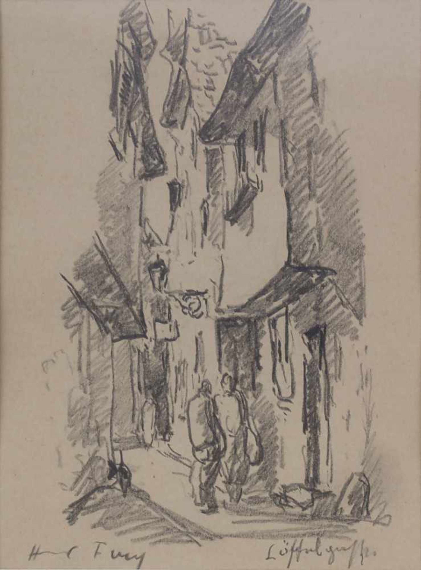 Hanns Fay (1888-1957), 6 Zeichnungen 'Pfälzer Dorfansichten' / 6 drawings of palatinate - Image 7 of 15