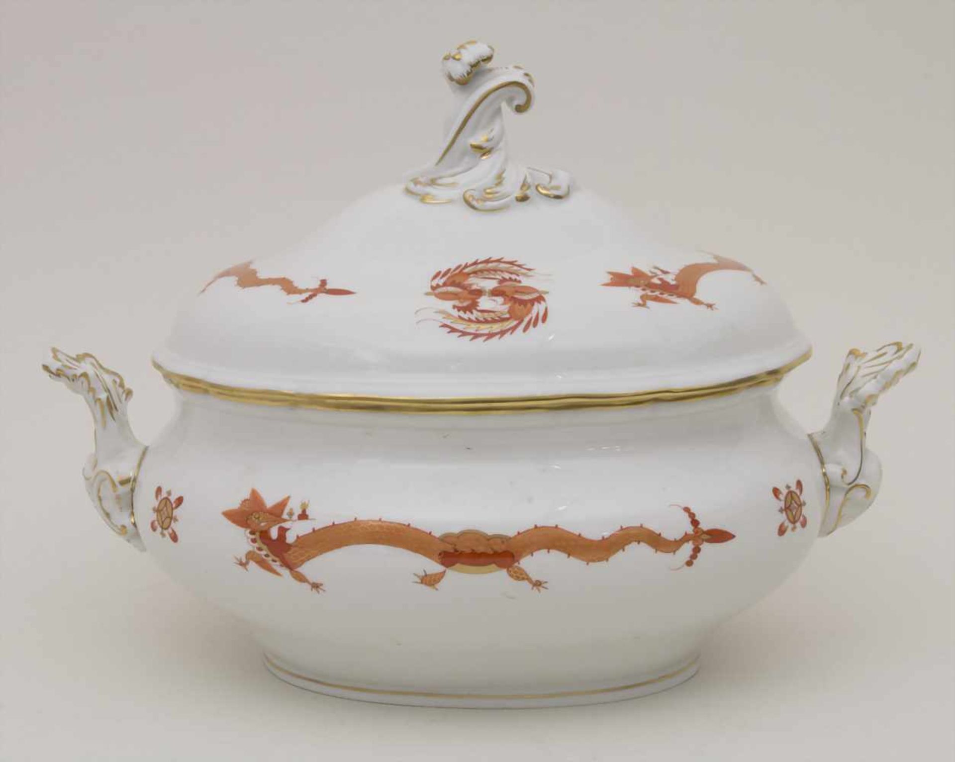 Suppenterrine mit Fleischplatte 'Reicher Drache' / A soup tureen with platter 'Rich Dragon', - Image 14 of 14