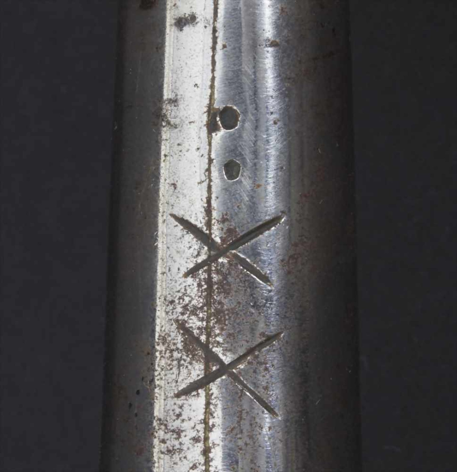 Stangenwaffe 'Lanze' / Polearm 'Lance'Material: Eisen geschmiedet, Holz-Stange ergänzt und - Image 9 of 9